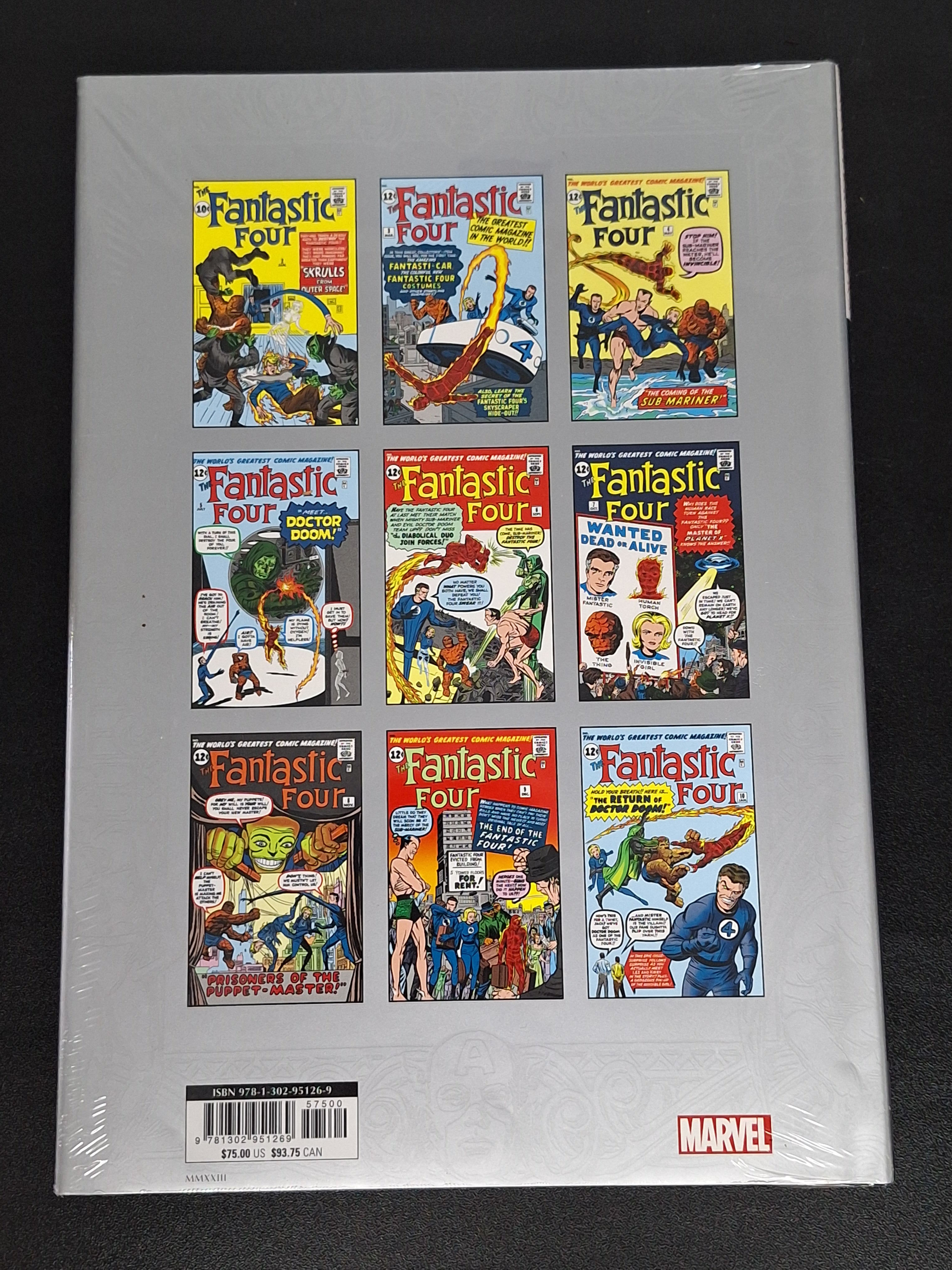 Marvel Masterworks: The Fantastic Four Volume 1 Hardcover