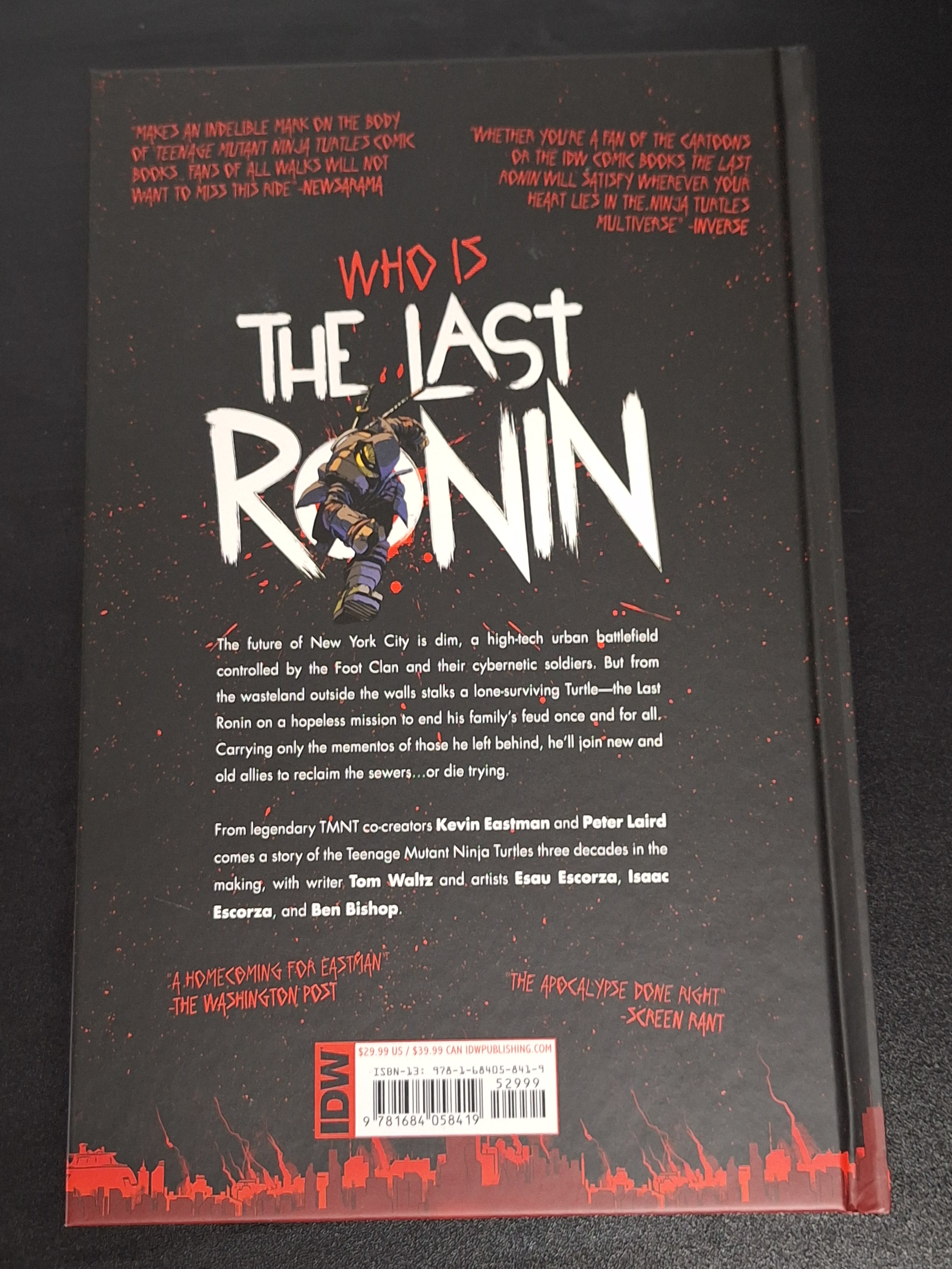 TMNT: The Last Ronin TDW Hardcover