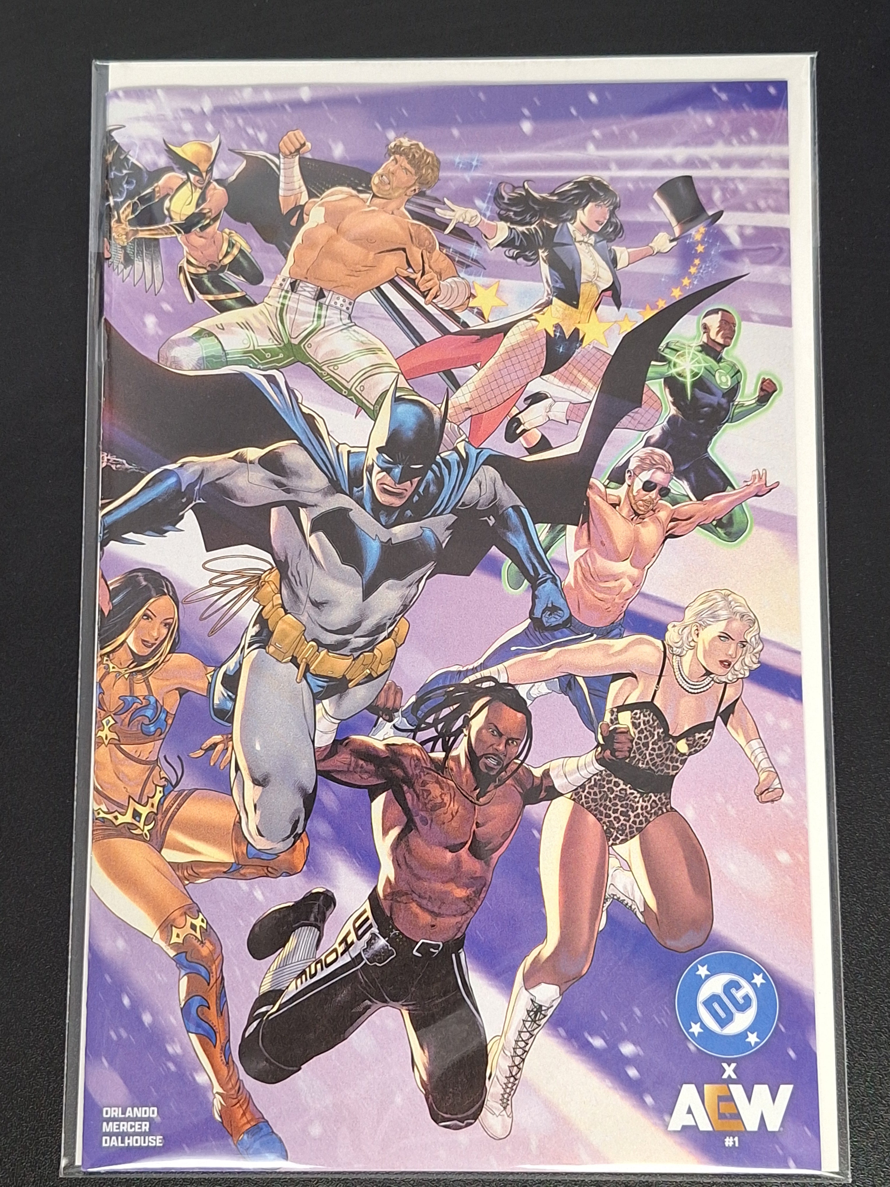 DC x AEW 1 DC 2026 Wraparound Cover A