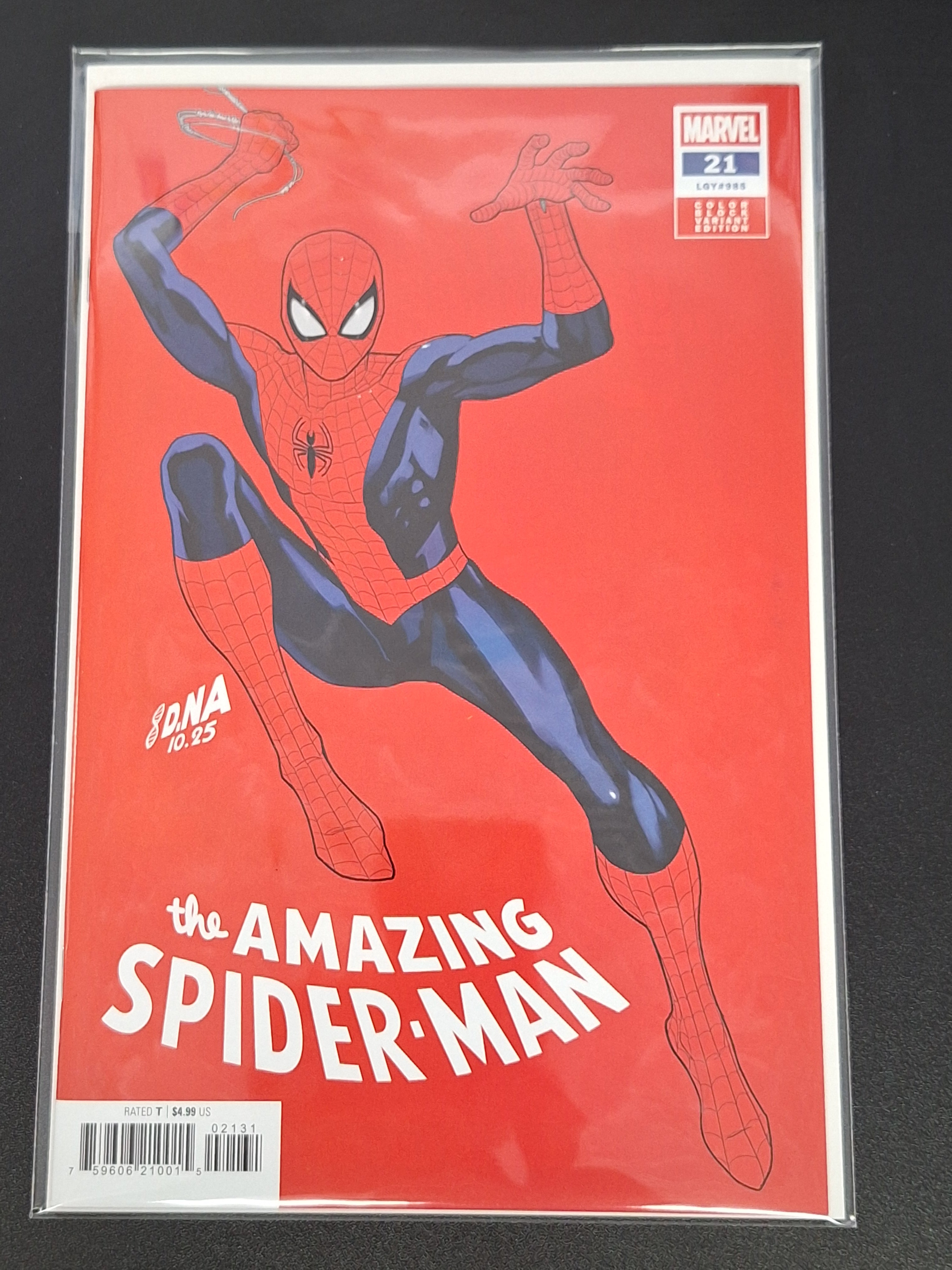 Amazing Spider-Man 21 Marvel 2025 David Nakayama Color Block Variant