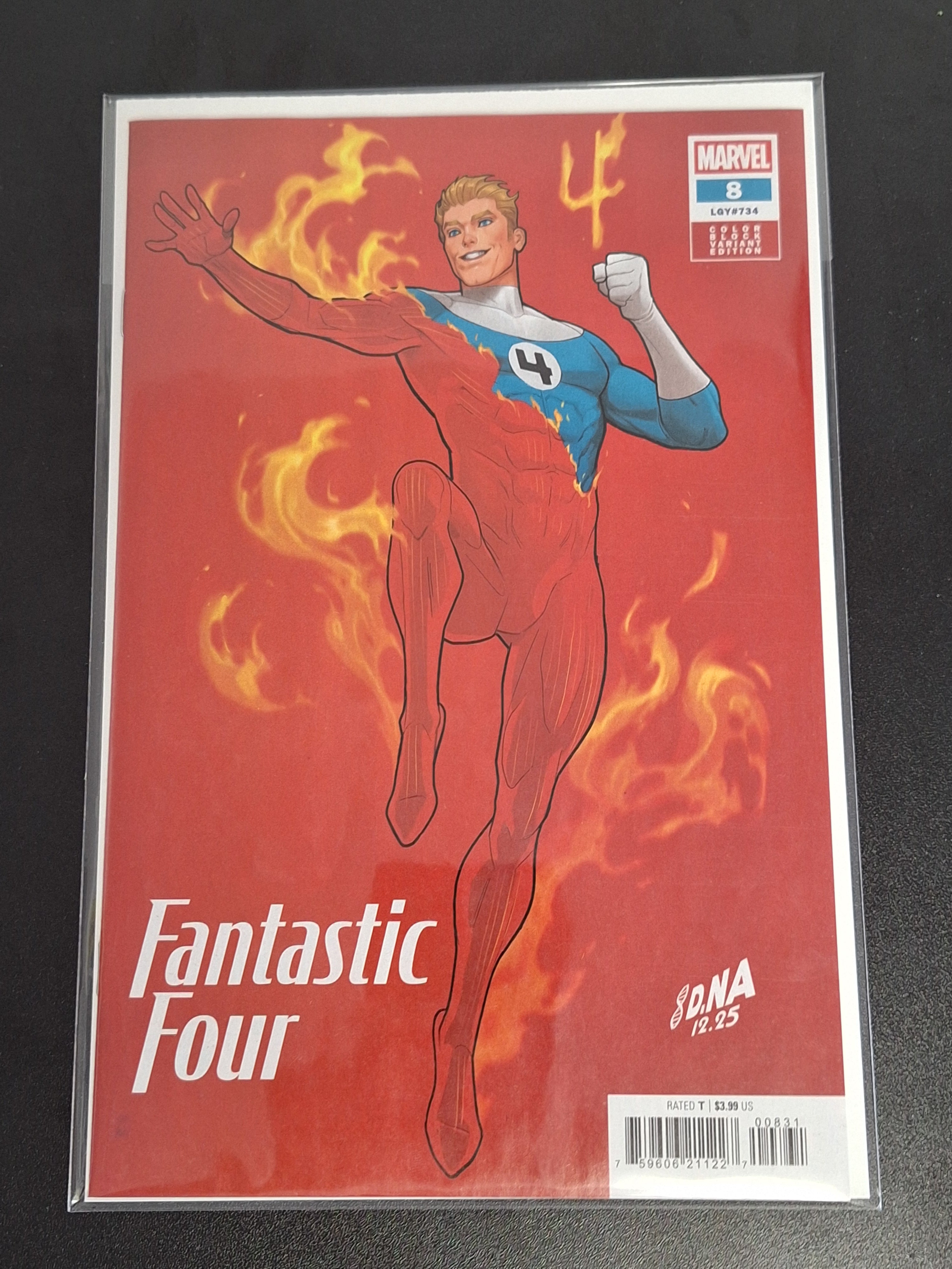 Fantastic Four 8 Marvel 2026 David Nakayama Color Block Variant
