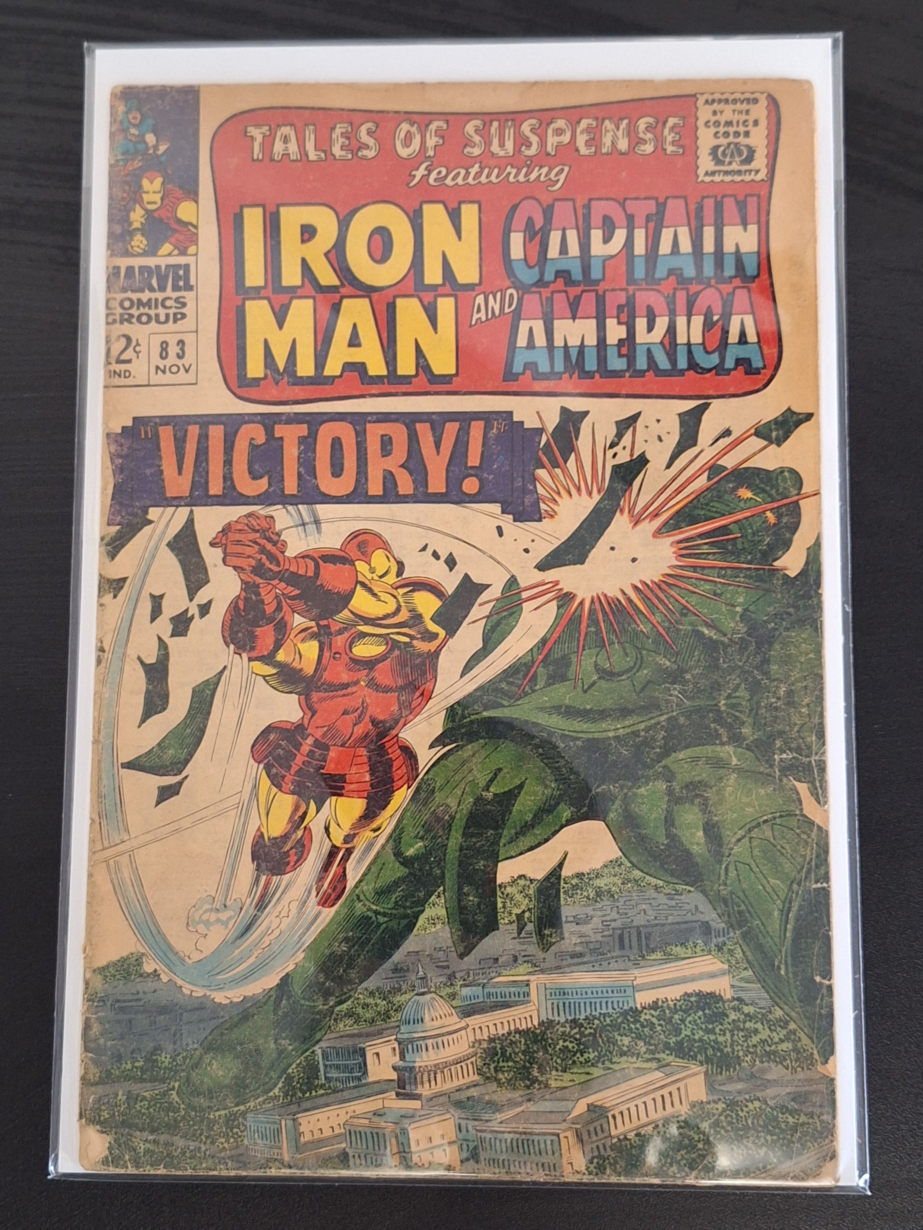 Tales Of Suspense 83 Marvel 1966 1st App Of The Tumbler