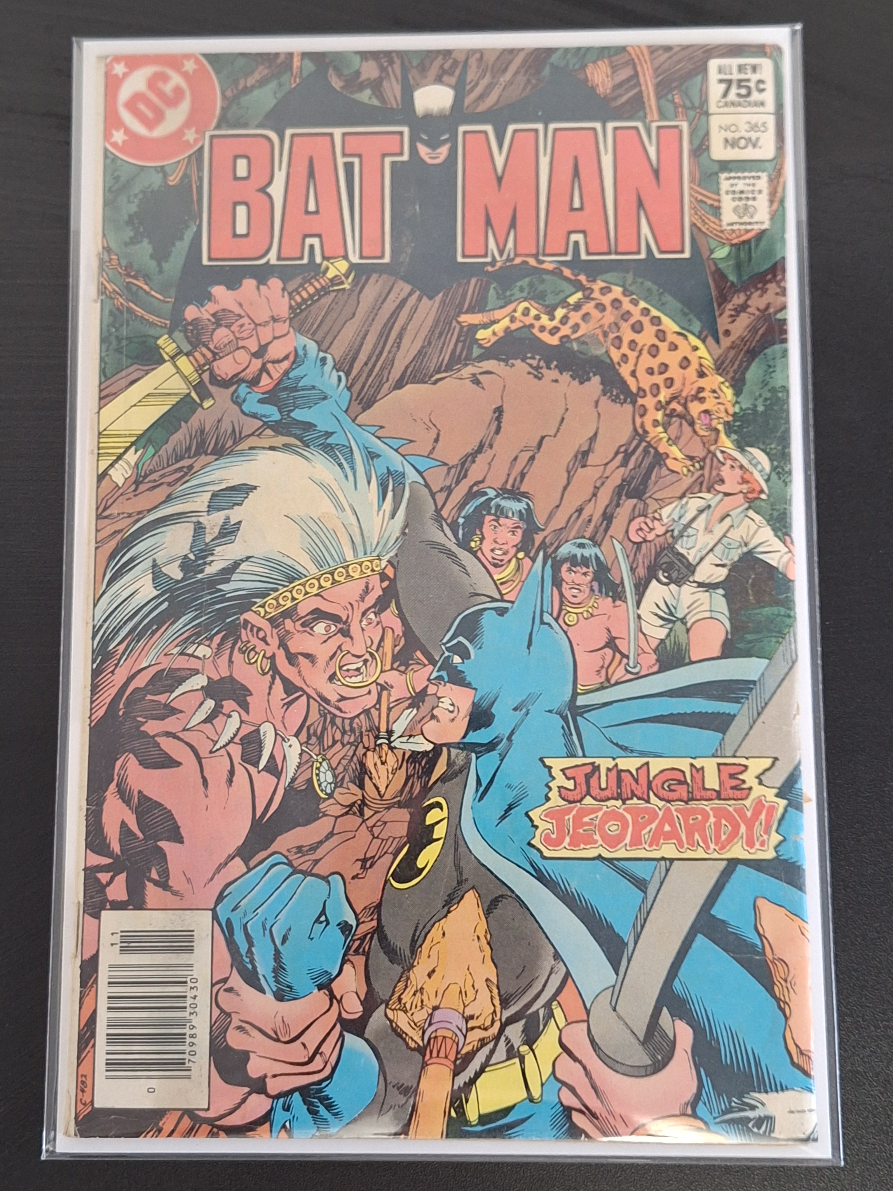 Batman 365 DC 1983 Classic Jungle Tribe Cover