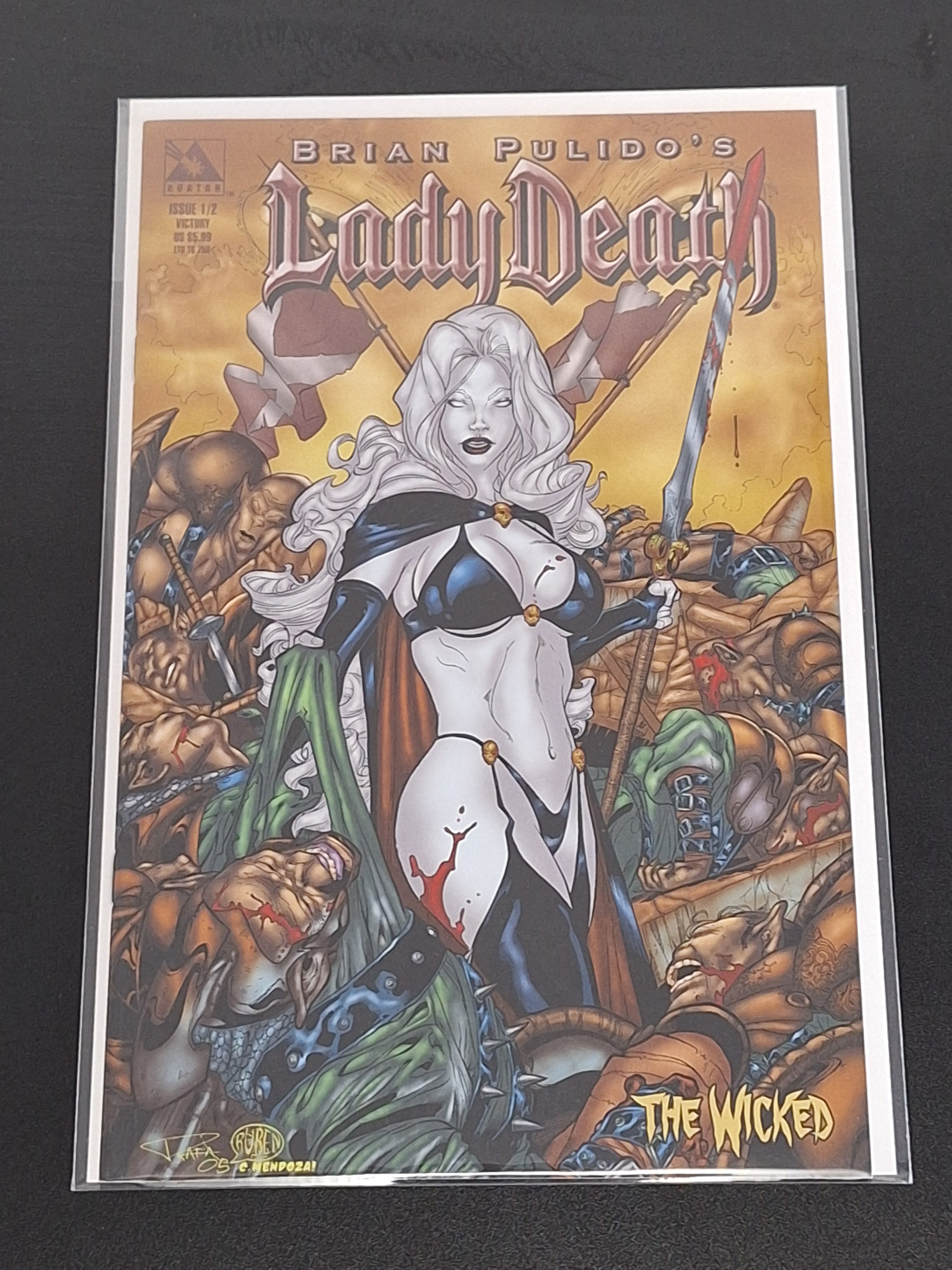 Lady Death The Wicked 1/2 Avatar 2005 Victory Edition Ltd. 750