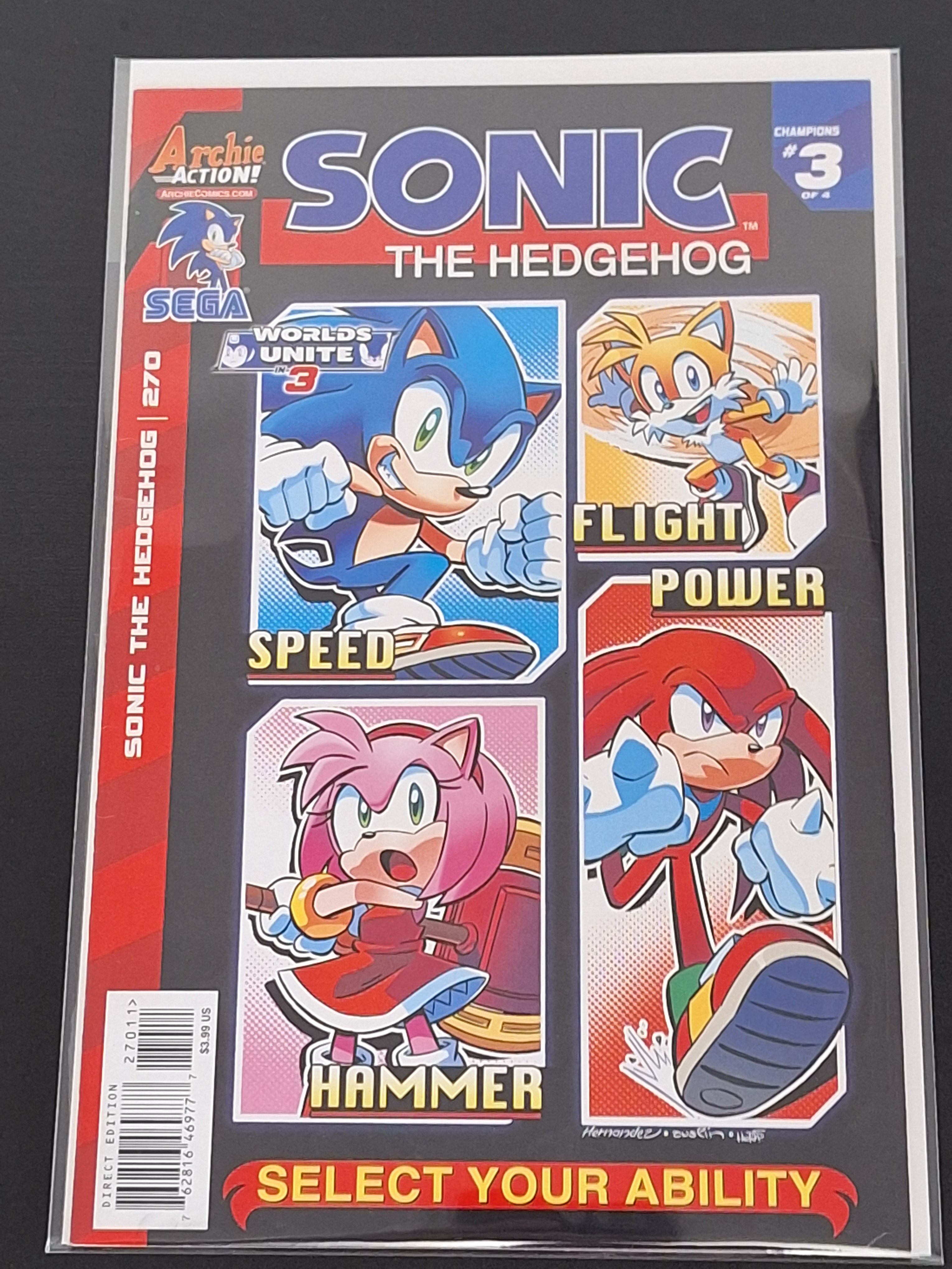Sonic The Hedgehog 270 Archie Comics 2015 Very Scarce Series