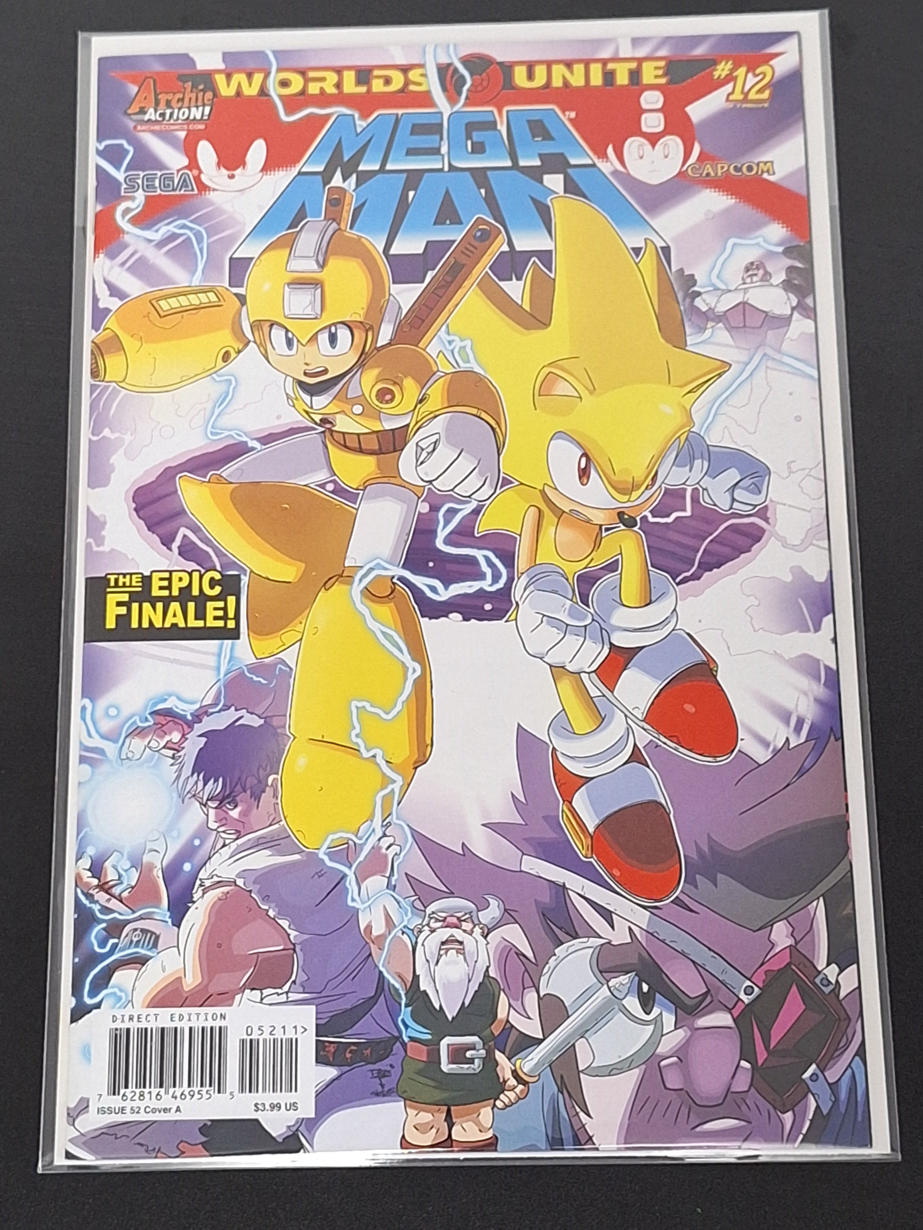Mega Man 12 Archie Comics 2015 Worlds Unite Finale Very Scarce Series
