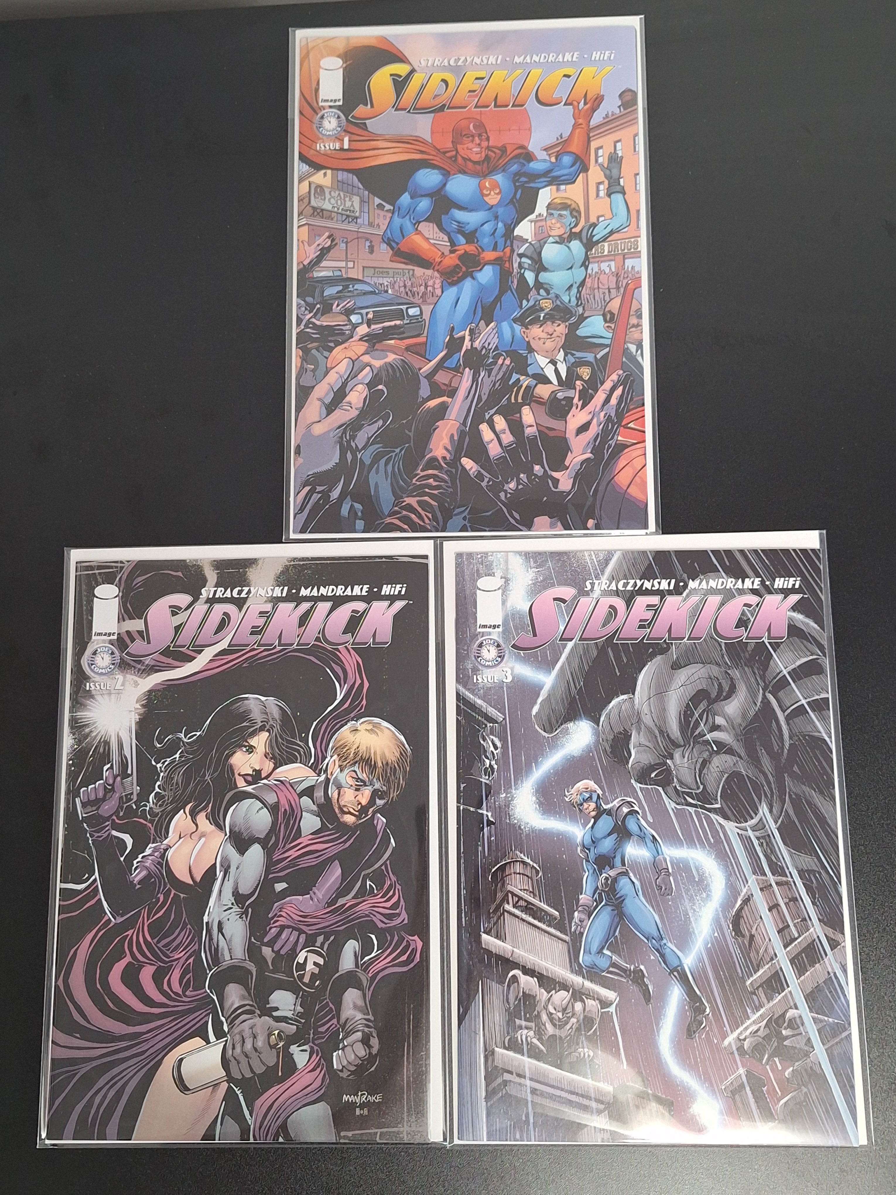Sidekick 1,2 & 3 Image Comics 2013 Set of 3