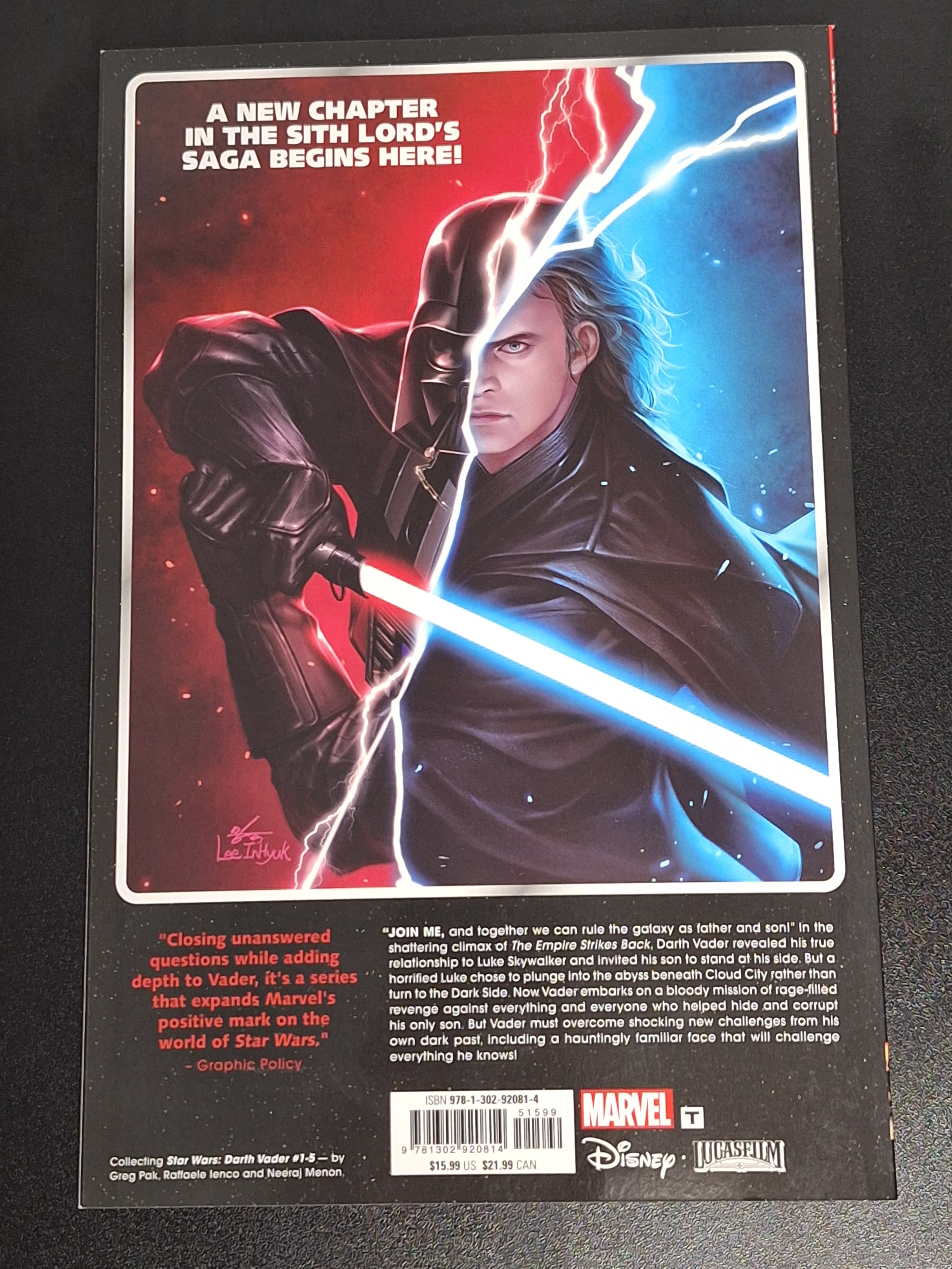 Star Wars Darth Vader - Dark Heart Of The Sith  - TPB
