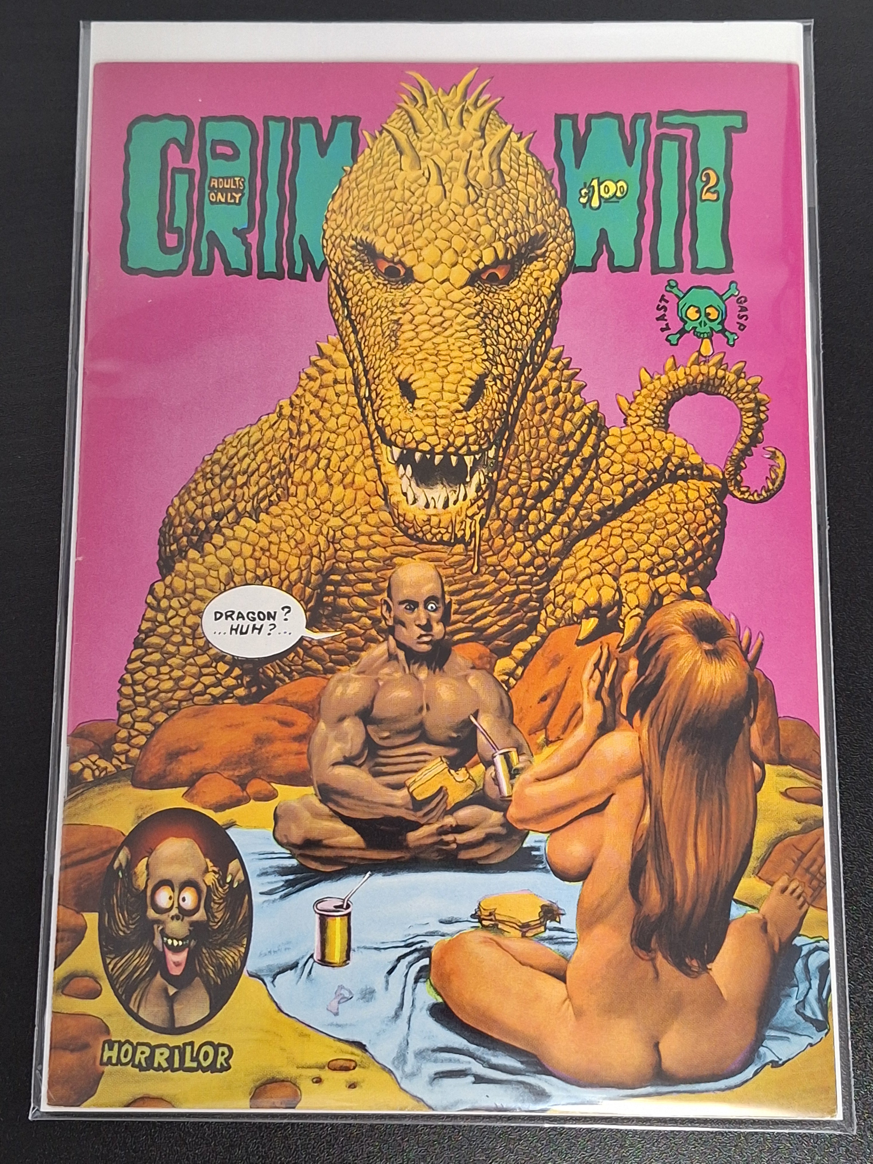 Grim Wit 2 Last Gasp 1973 Scarce Indie Bronze Age 1st Den by Richard Corben