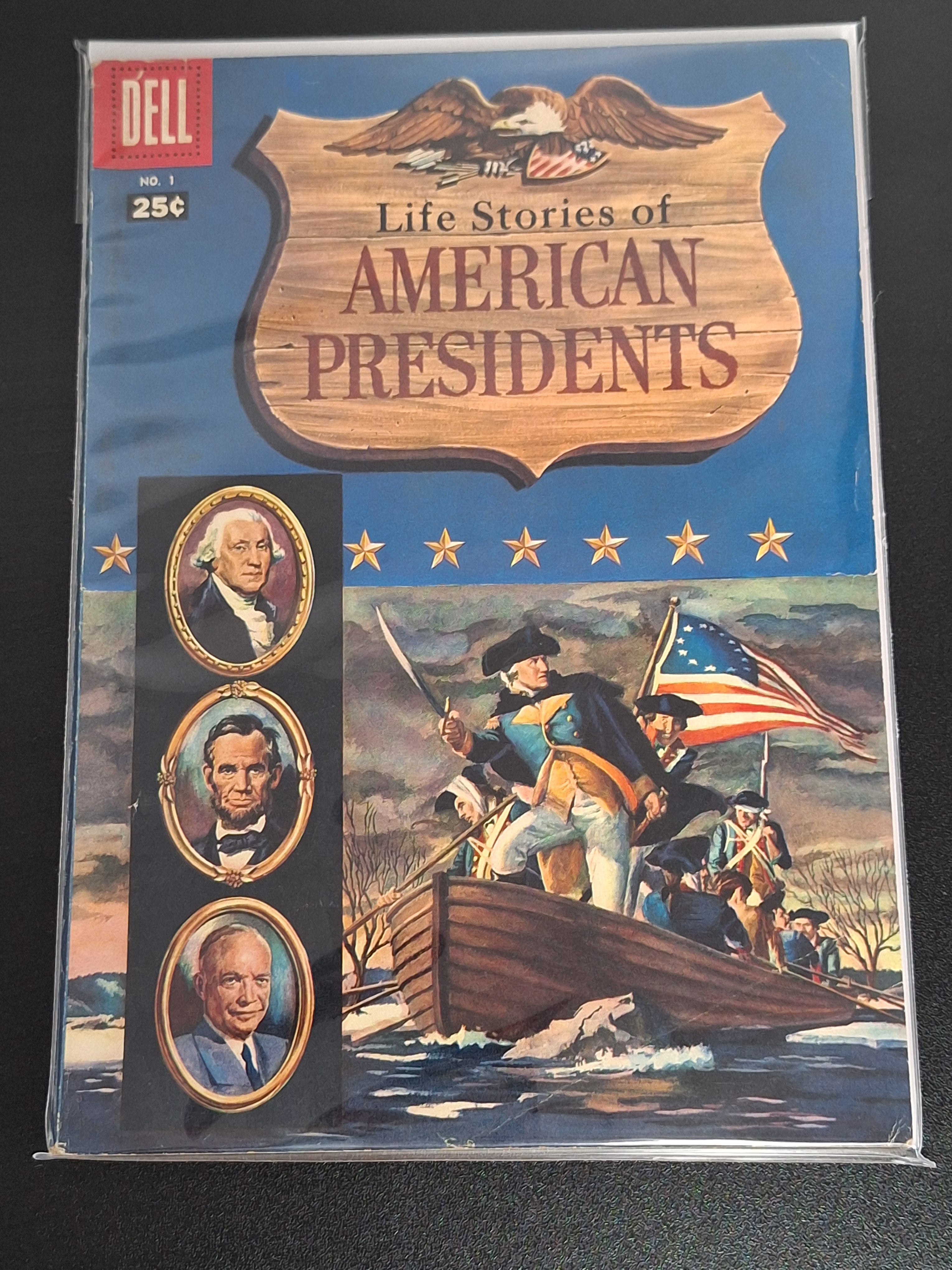 Life Stories Of American Presidents 1 Dell Comics 1957 Golden Age