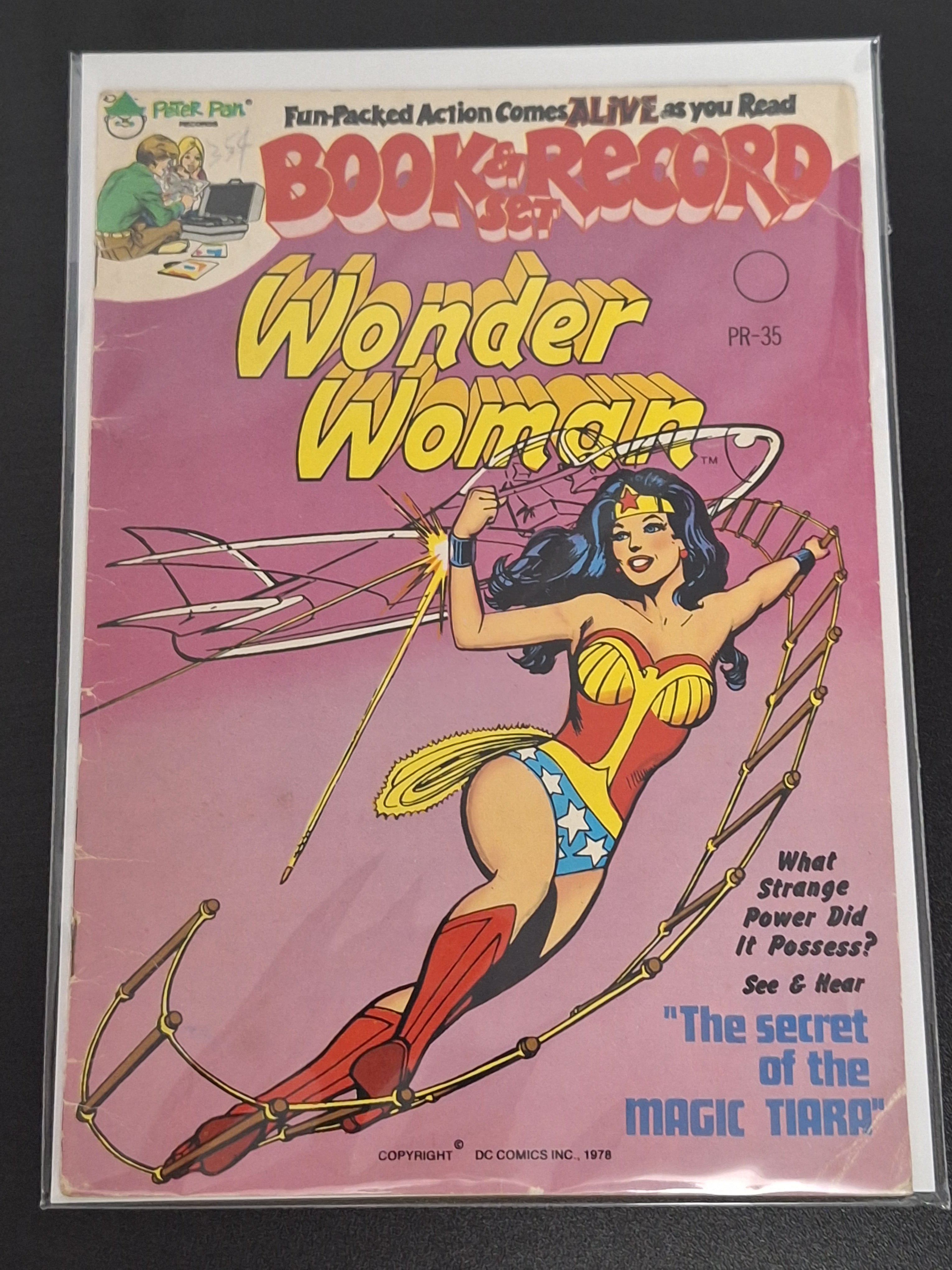Wonder Woman Book & Record Set PR-35 1978 No Record