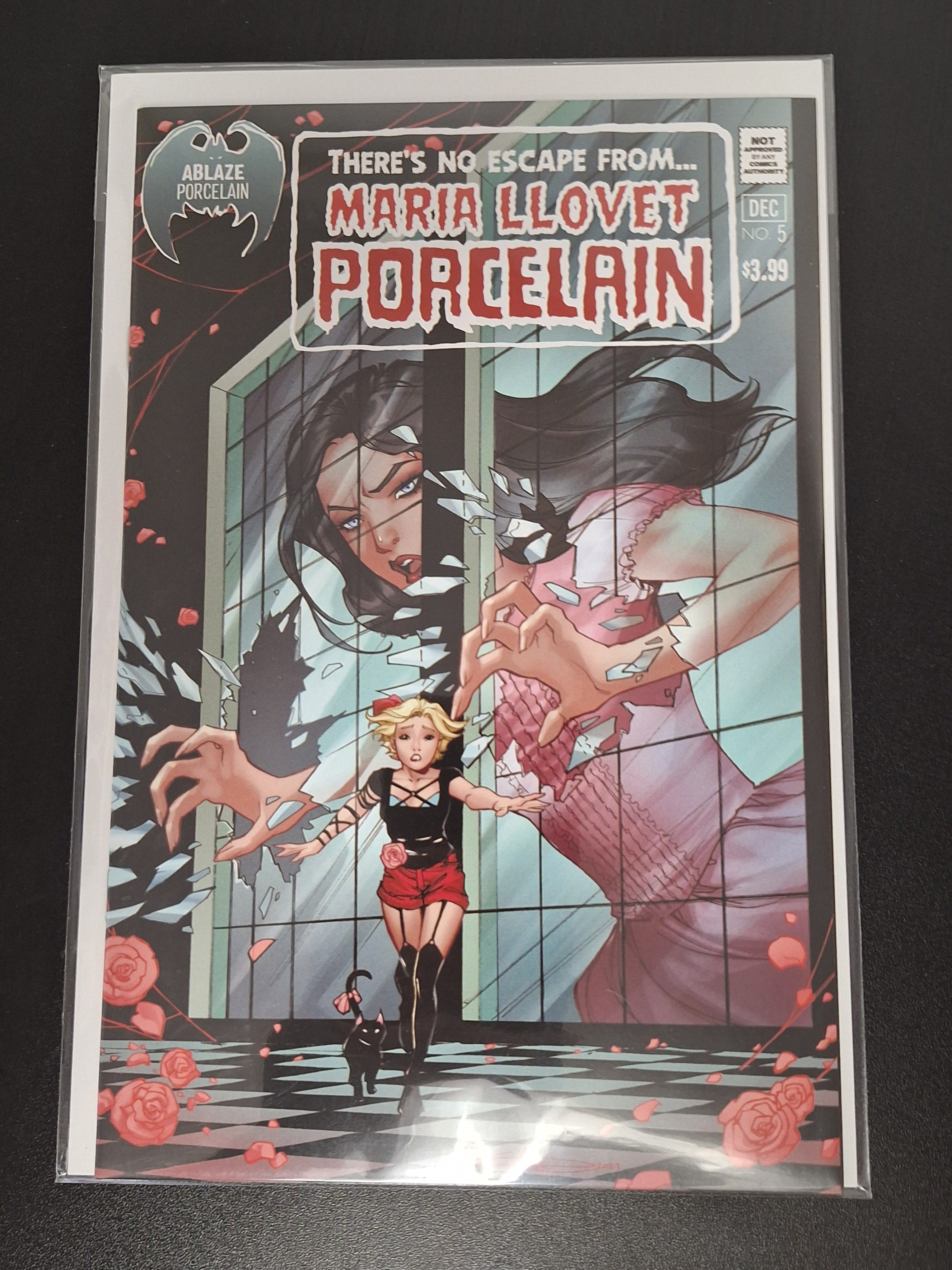 Maria Llovet's Porcelain 1-5 Ablaze Comics 2021 Full Set Homage Variants