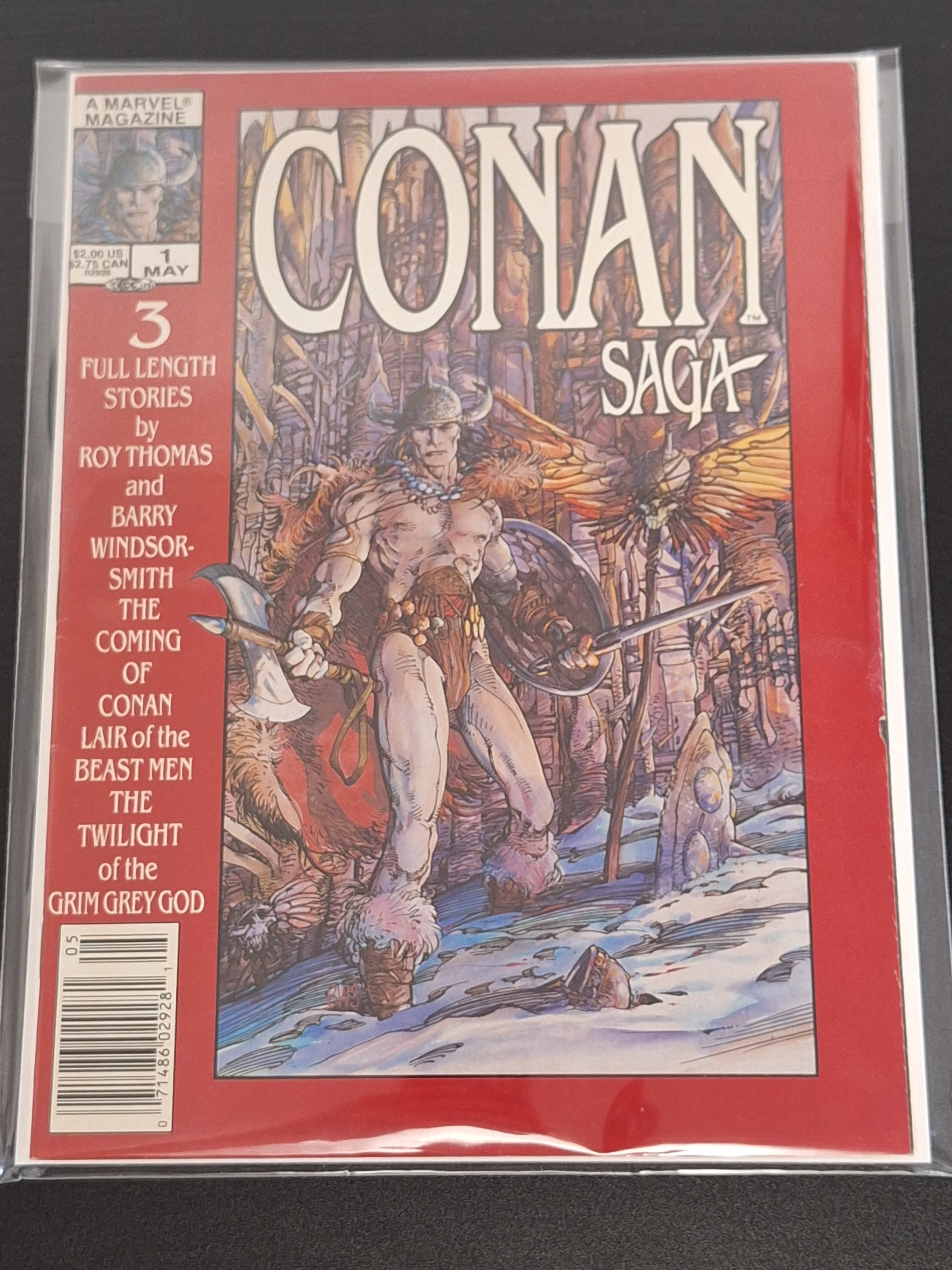 Conan Saga 1 Marvel Magazine 1987 First Issue
