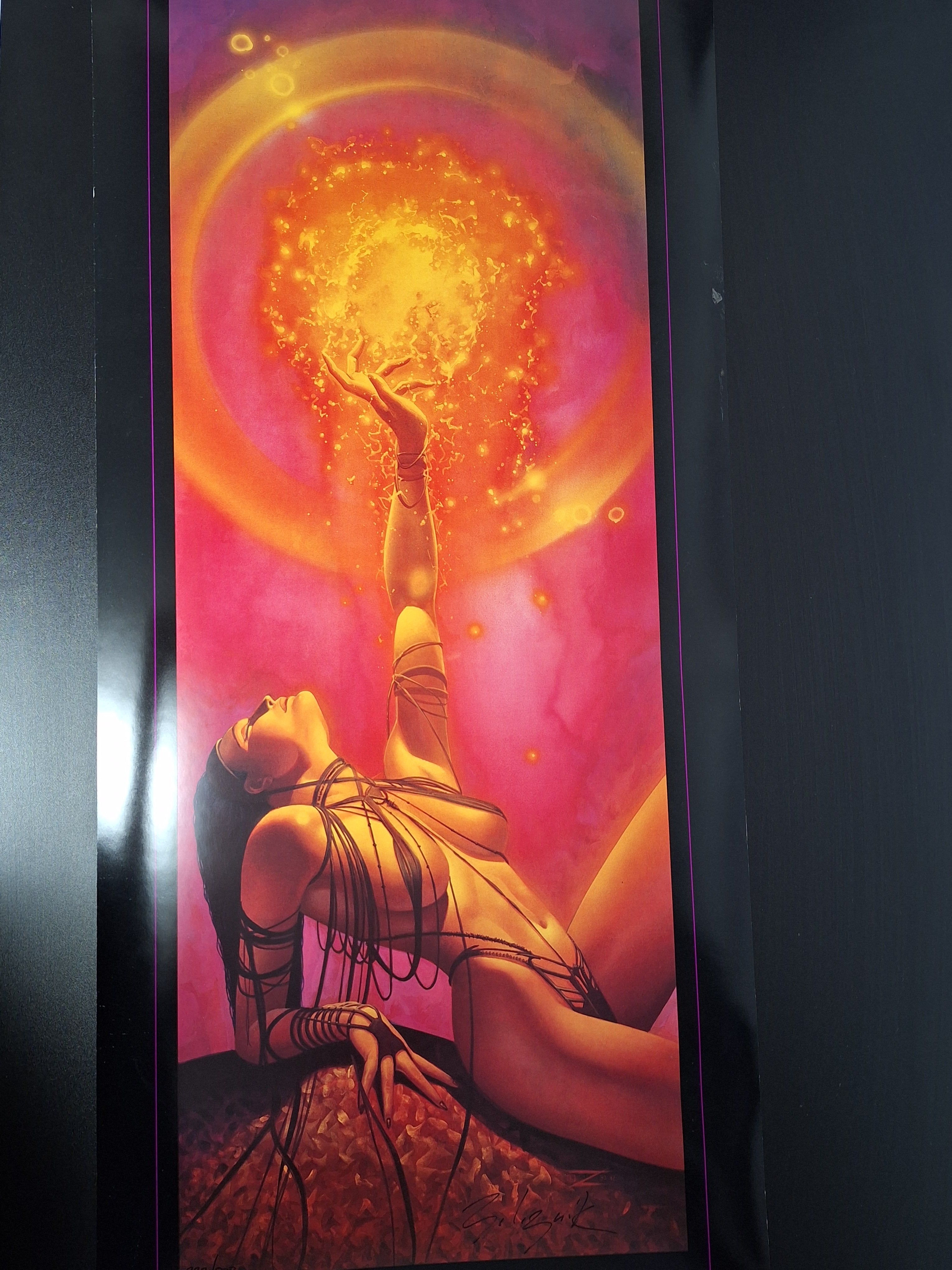 Limited Edition Door Poster / Art Print - Seething Divinity - John Zeleznik Signed & Numbered