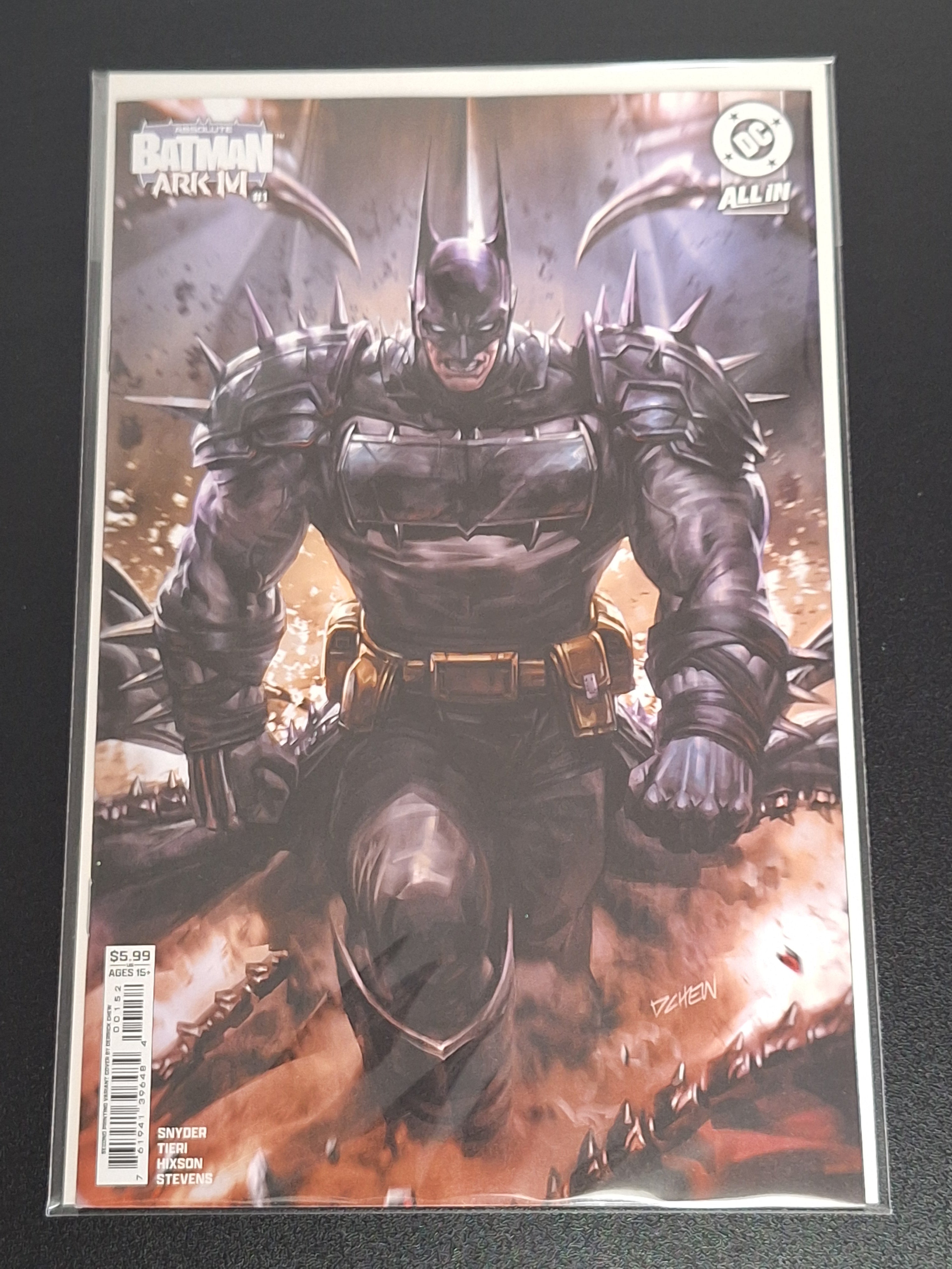 Absolute Batman Ark M 1 DC 2026 Second Printing Derrick Chew Variant