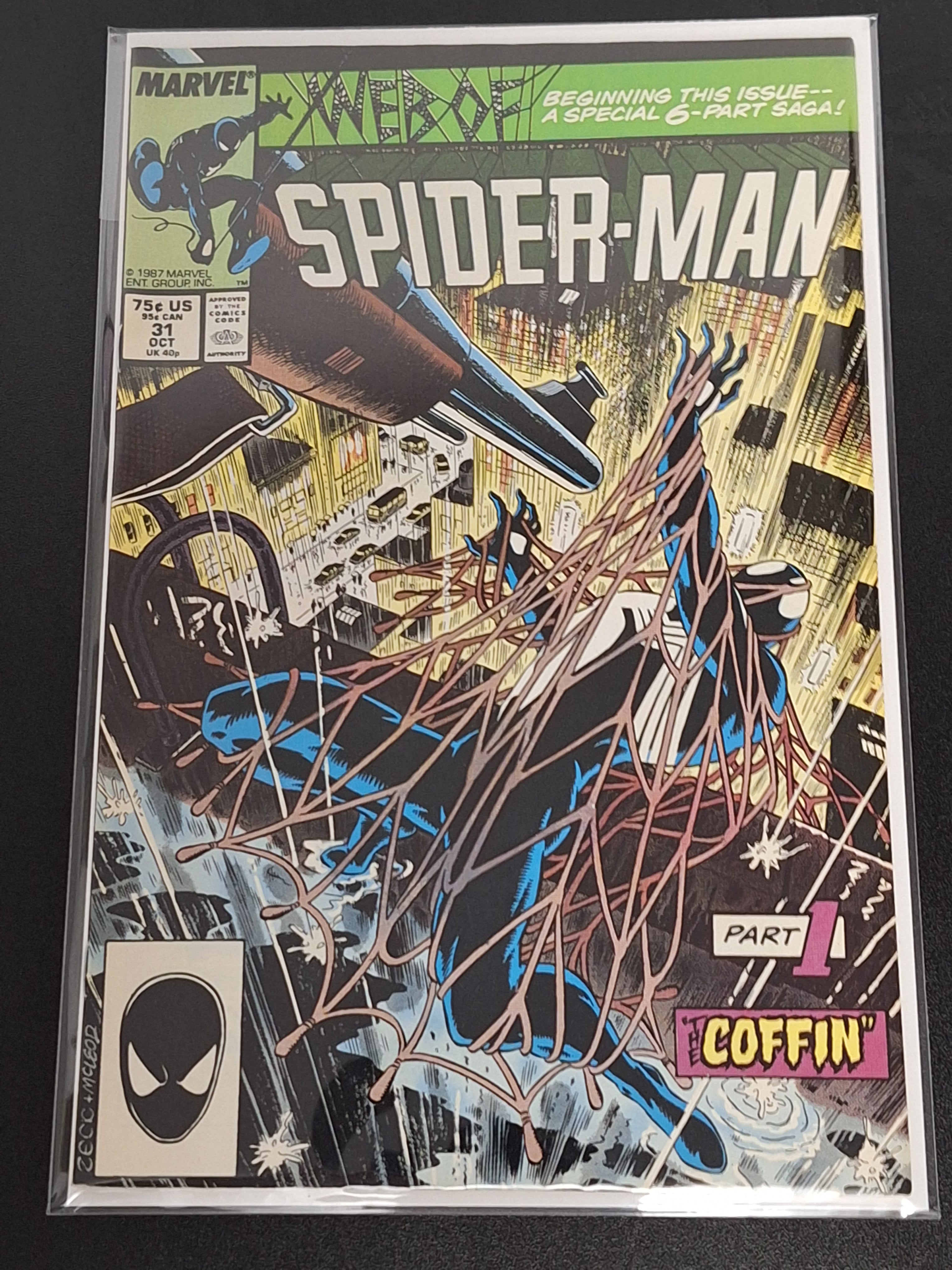 Web Of Spider-Man 31 Marvel 1987 Kraven's Last Hunt Part 1