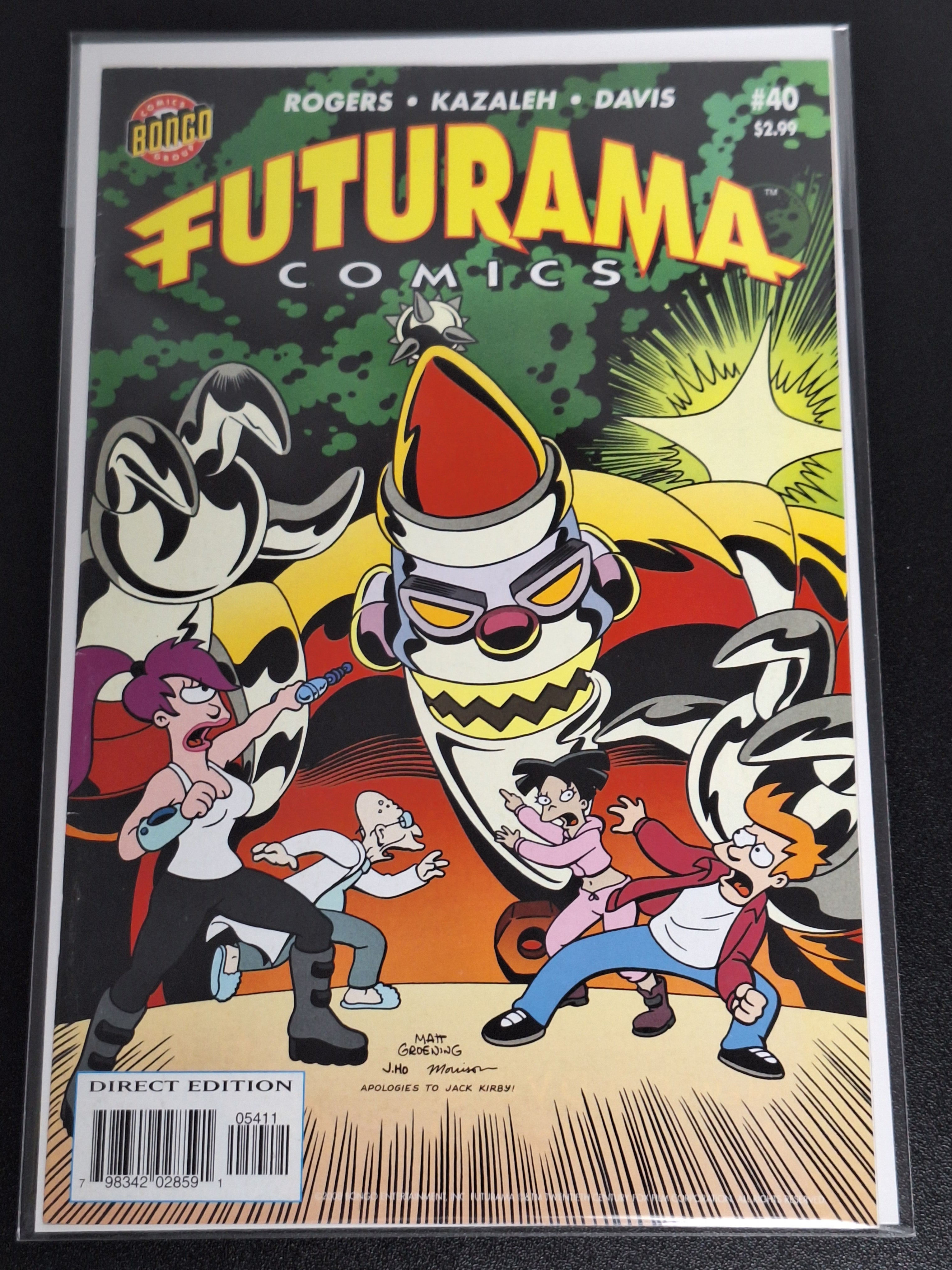 Futurama Comics 40 Bongo 2008 Low Print Run, Scarce Series