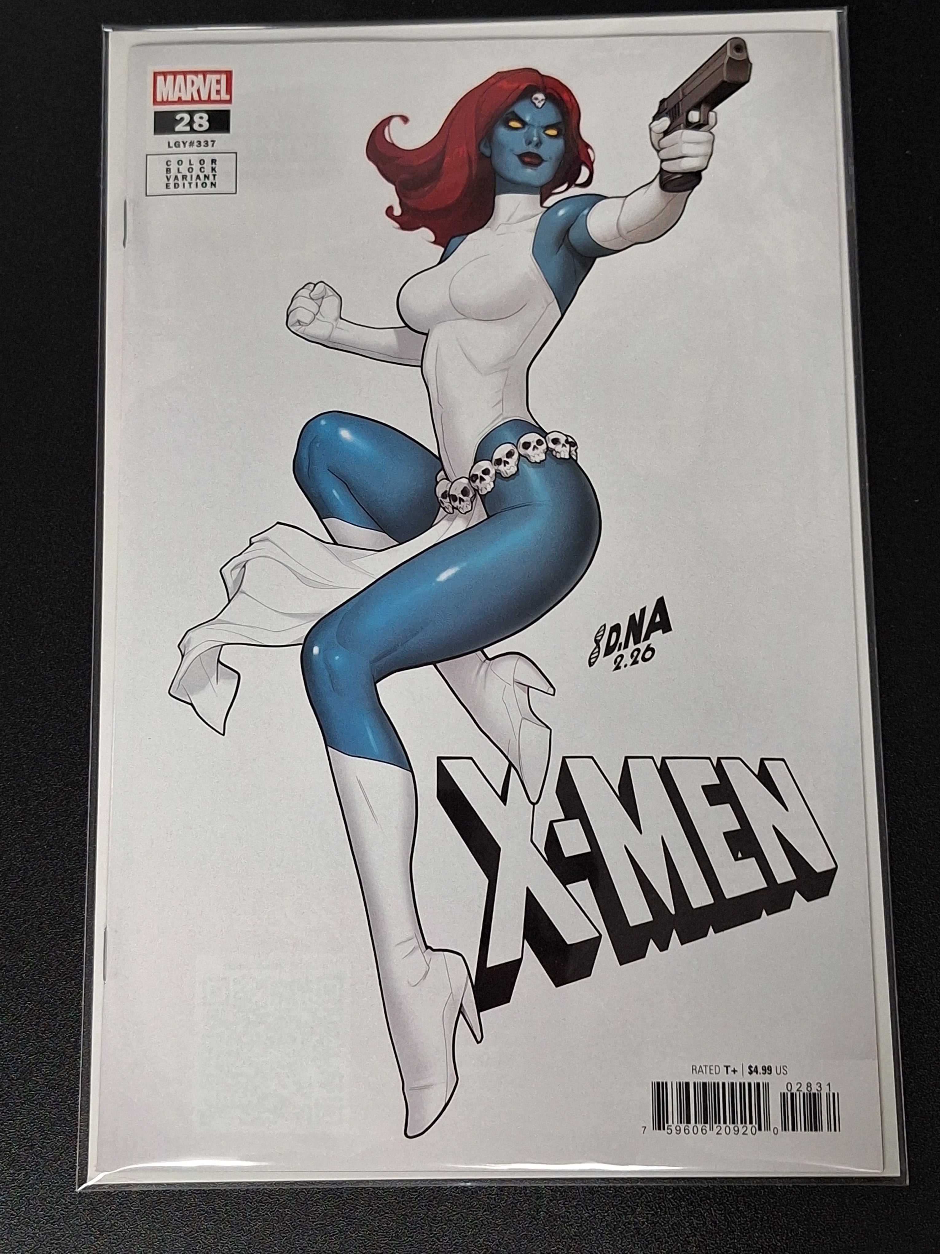 X-Men 28 Marvel 2026 David Nakayama color block variant