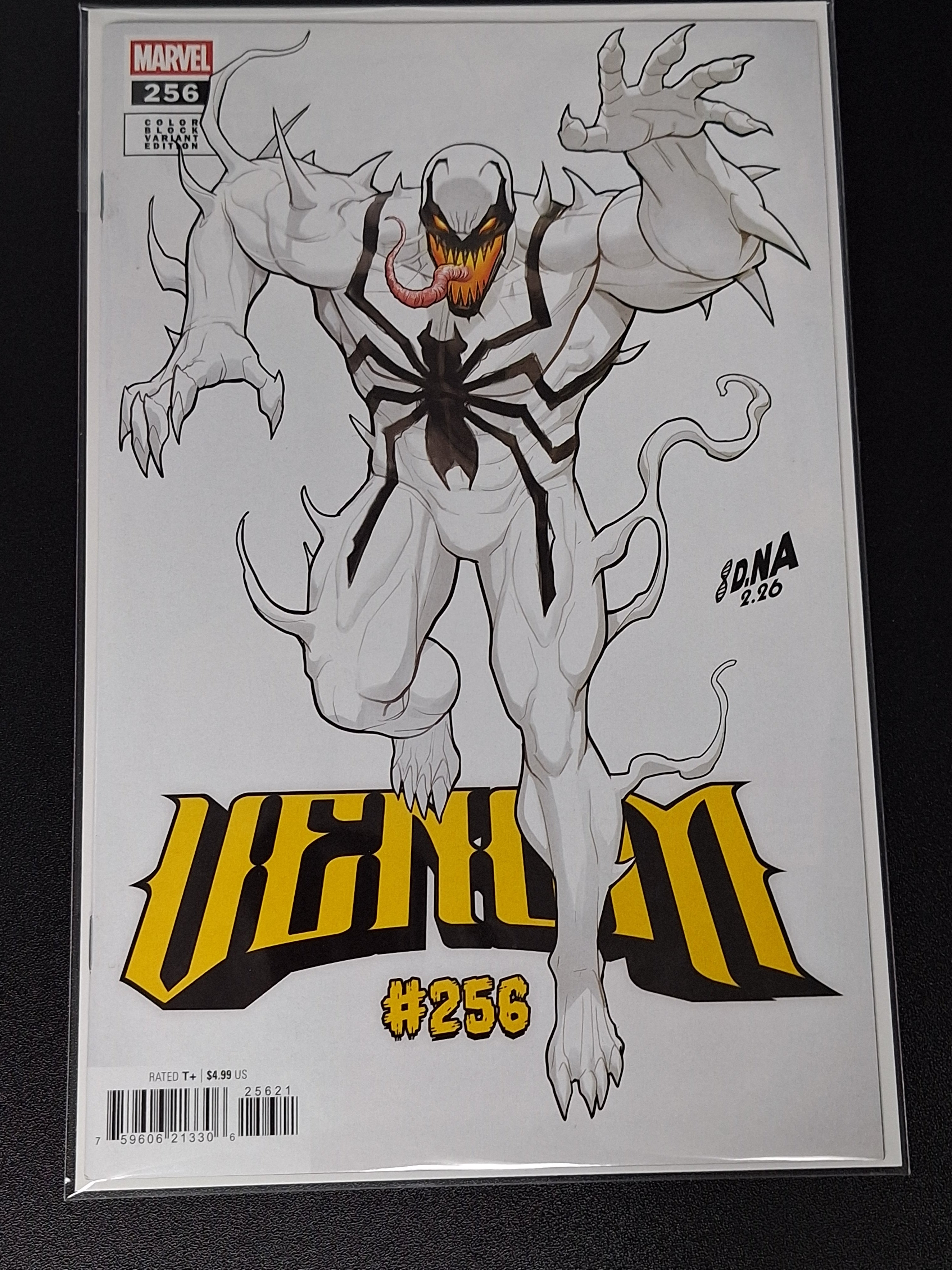 Venom 256 Marvel 2026 David Nakayama color block variant