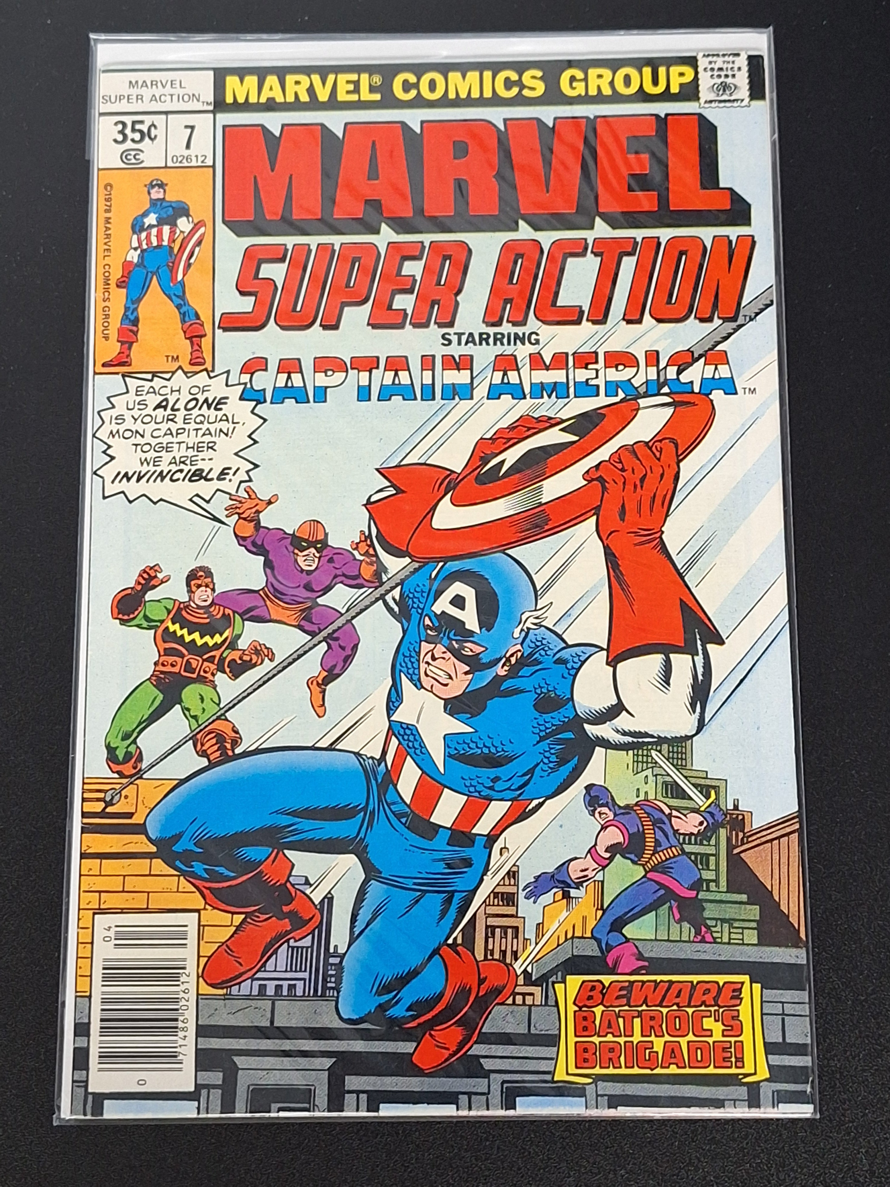 Marvel Super Action 7 Marvel 1978 Captain America