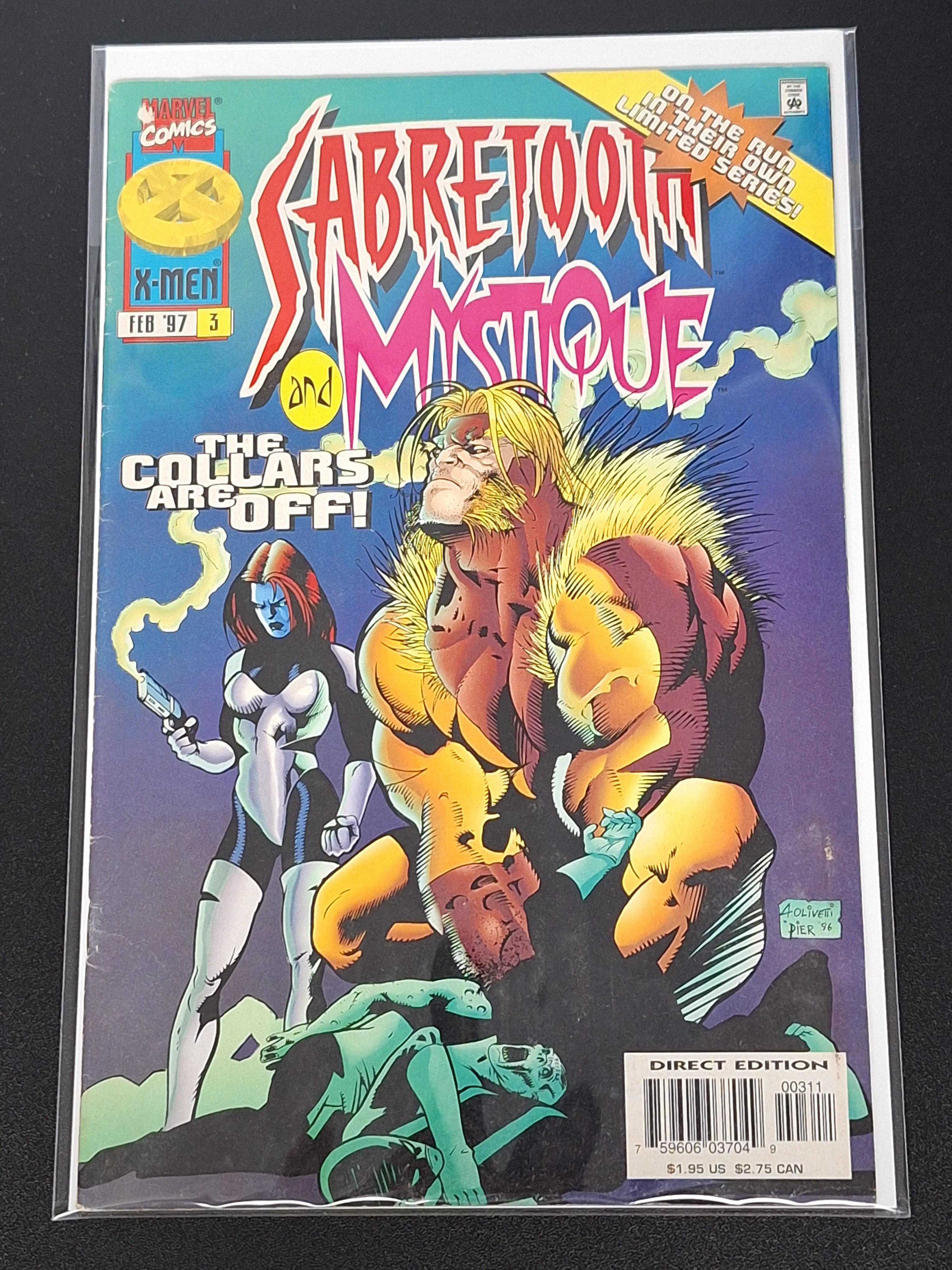 Sabretooth And Mystique 3 Marvel 1997
