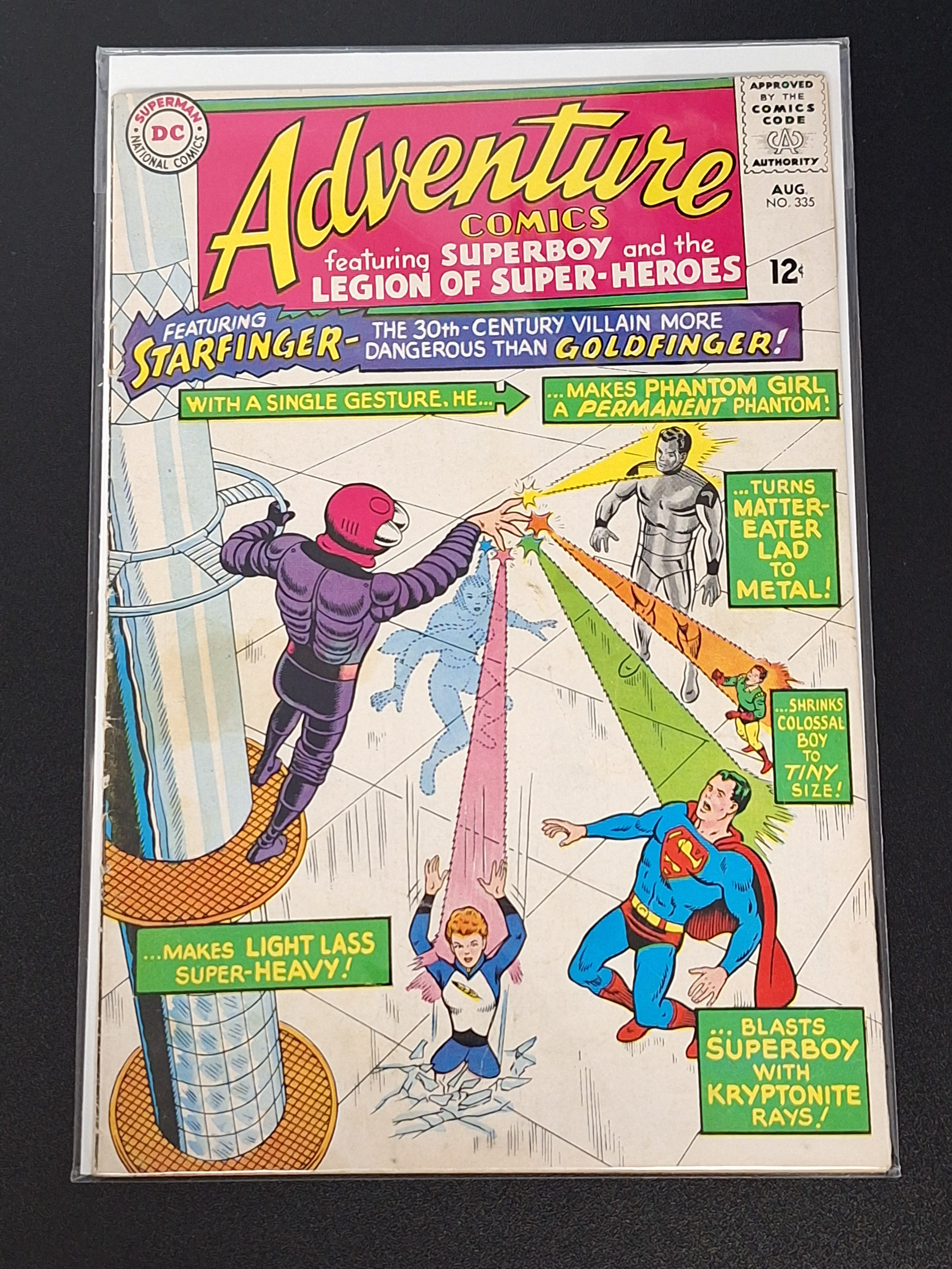 Adventure Comics 335 DC 1965 1st App of Star Finger