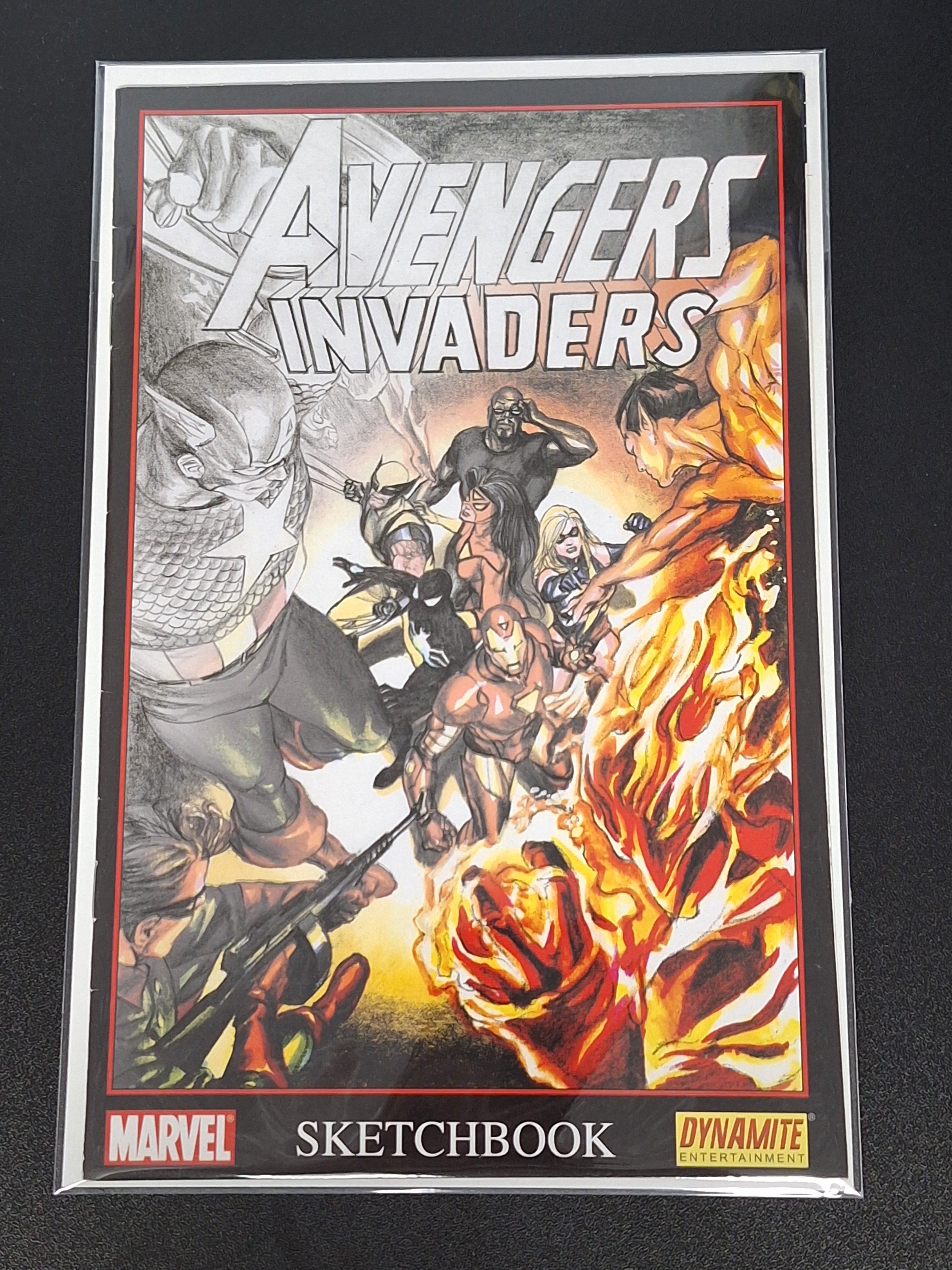 Avengers Invaders Sketchbook Marvel Dynamite 2008