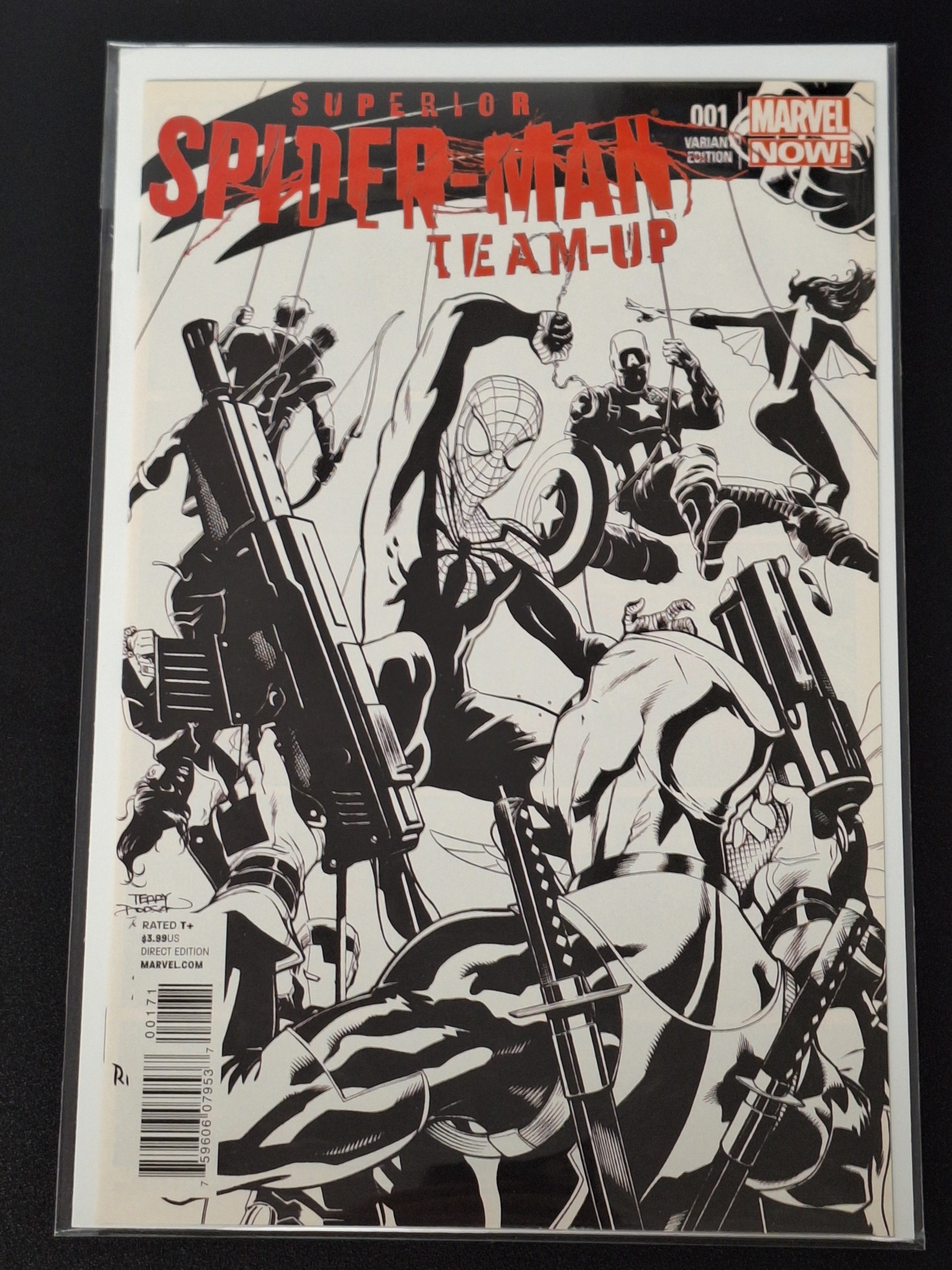 Superior Spider-Man Team-Up 1 Marvel 2013 Terry Dodson 1:100 Deadpool Party Variant
