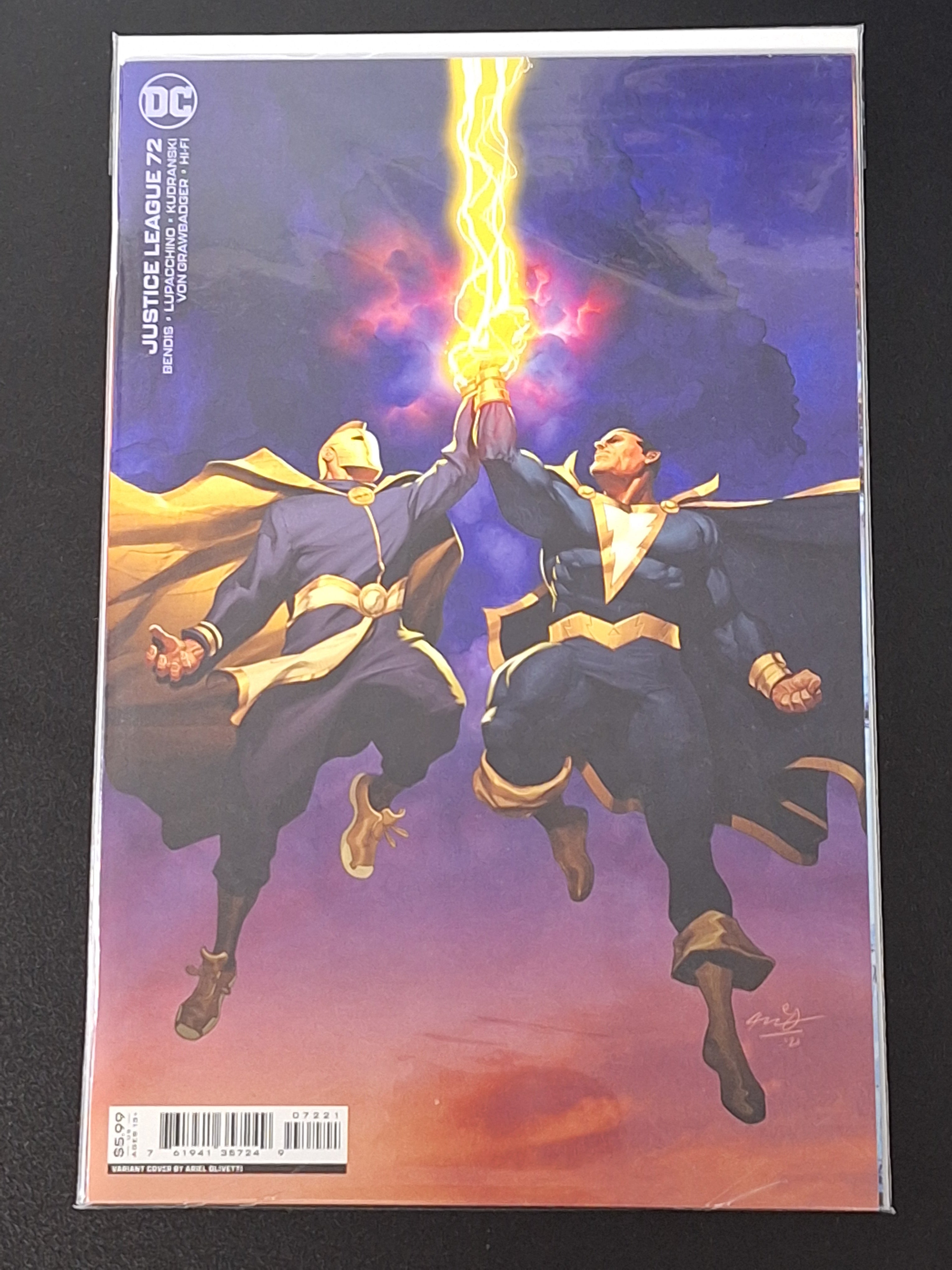 Justice League 72 DC 2022 Ariel Olivetti Variant
