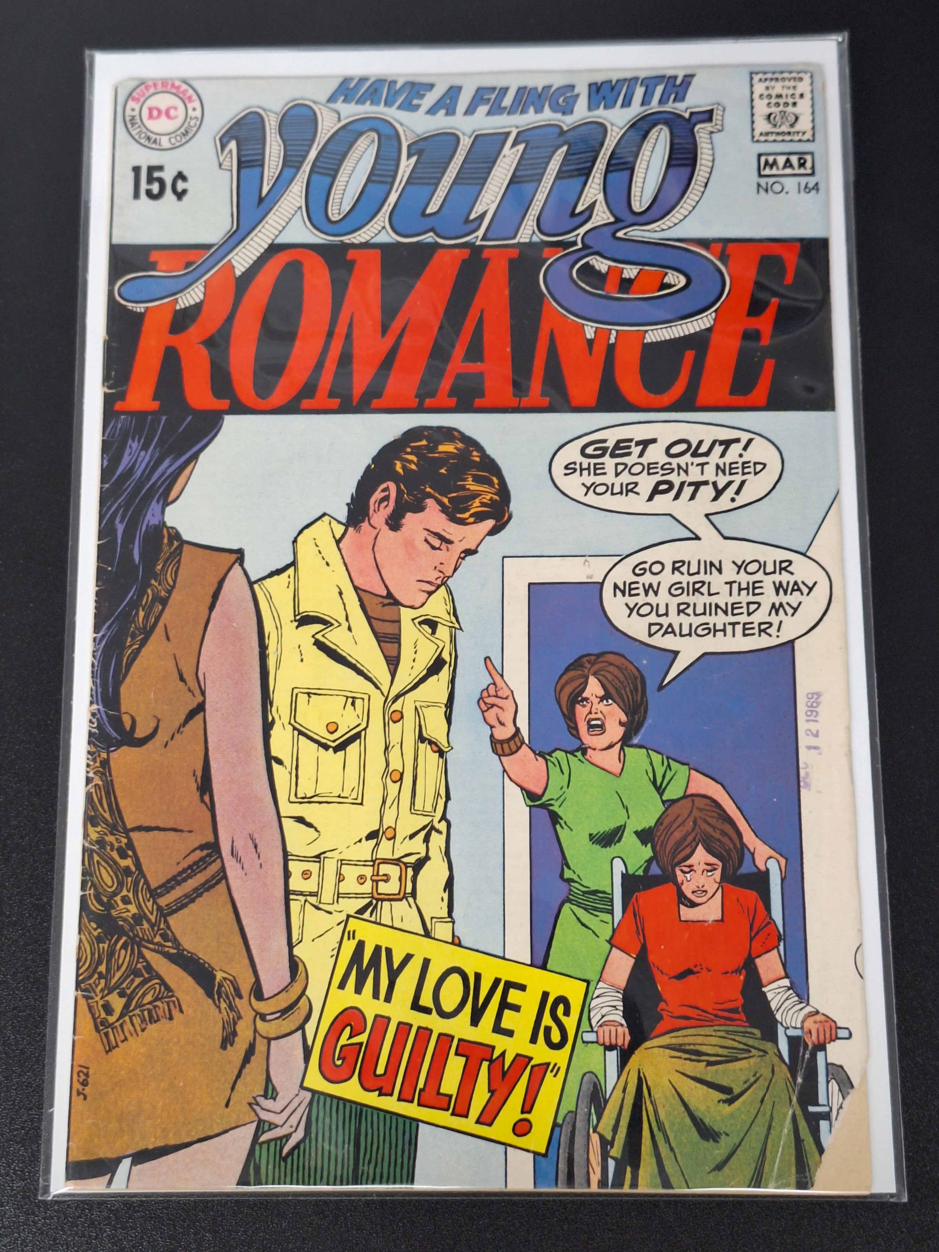 Young Romance 164 DC 1970 Controversial Cover