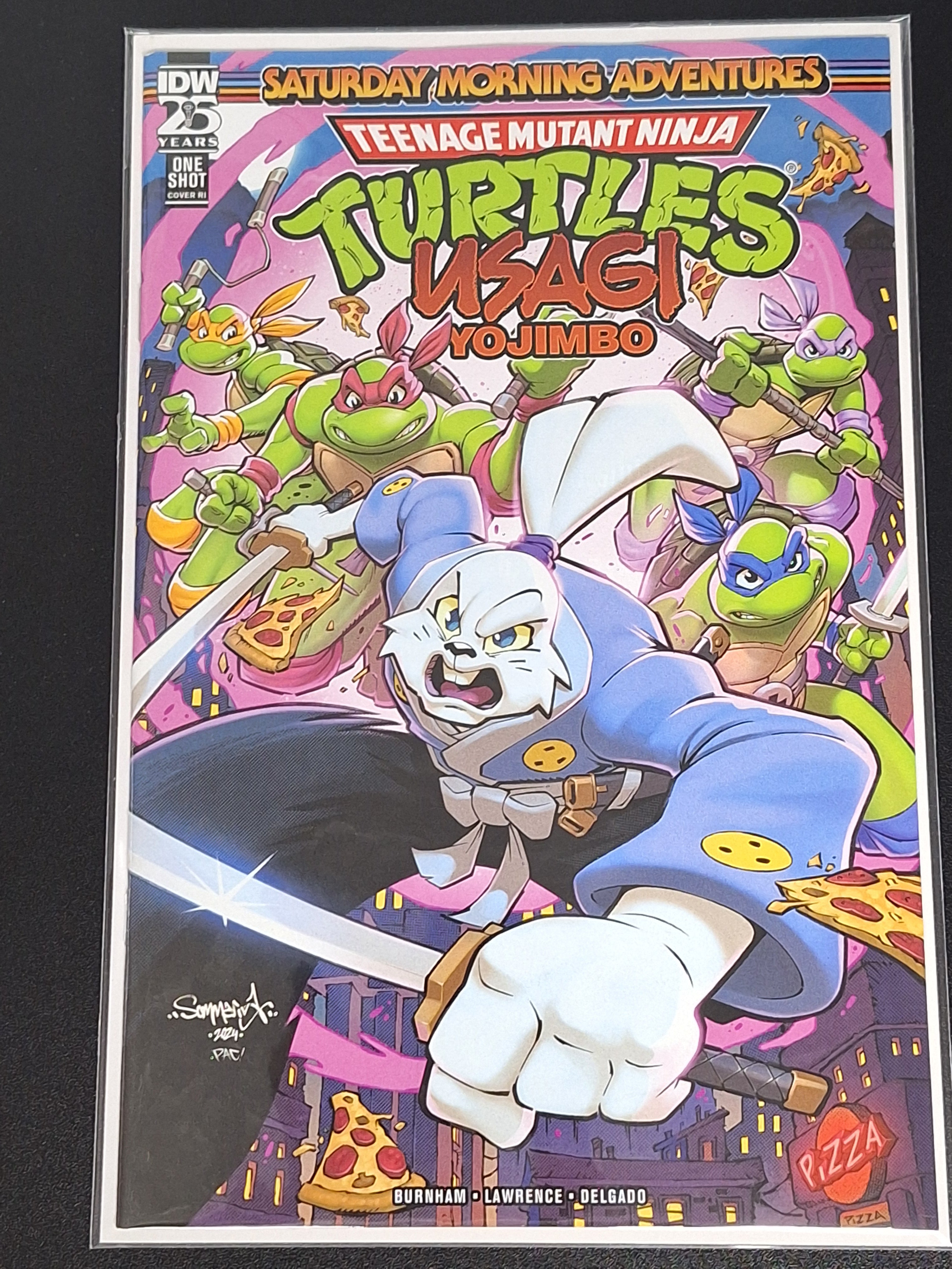TMNT Saturday Morning Adventures Usagi Yojimbo One-Shot IDW 2024 Sommariva 1:25 Variant