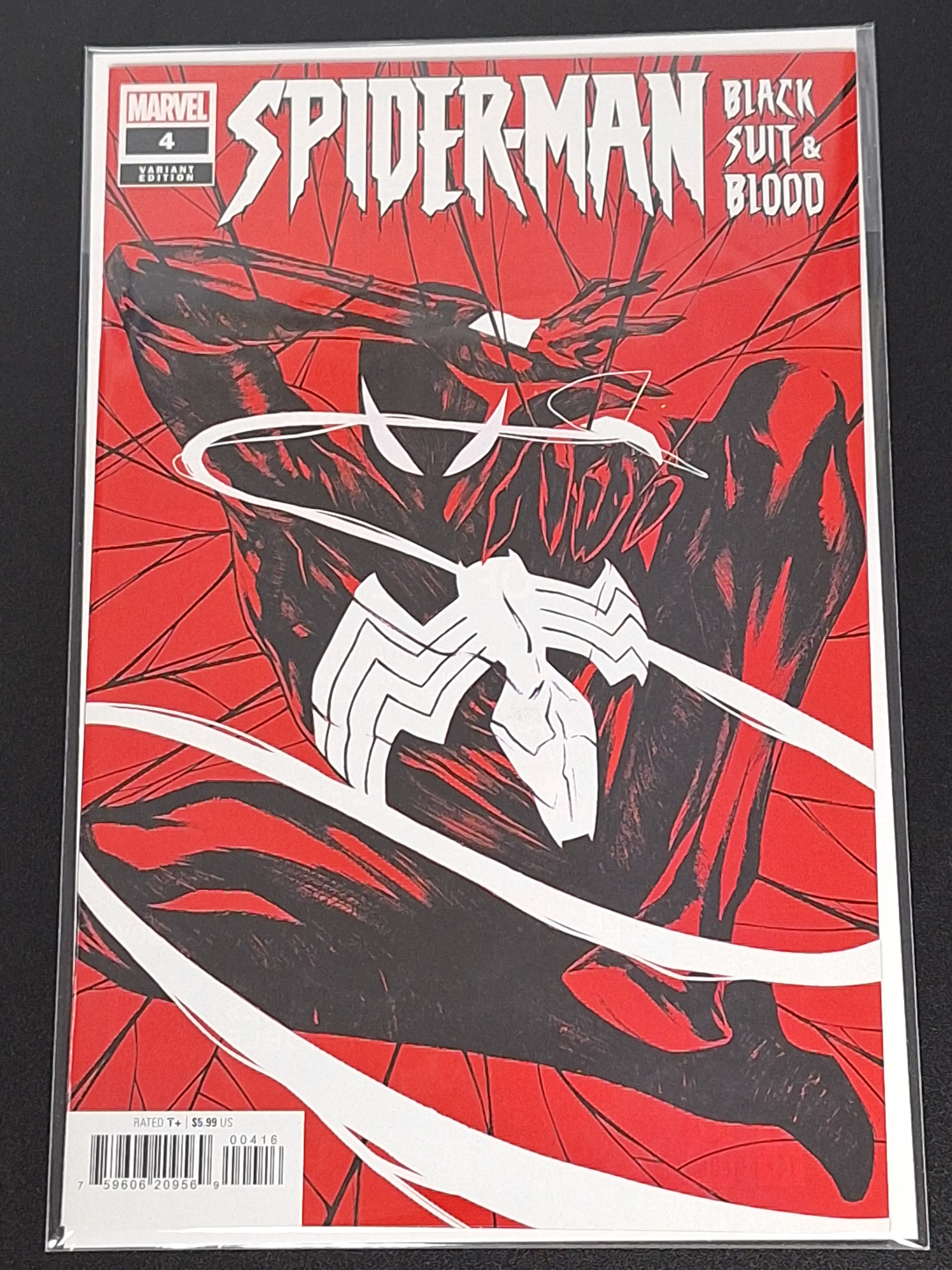 Spider-Man: Black Suit & Blood 4 Marvel 2024 Cappuccio 1:25 Variant