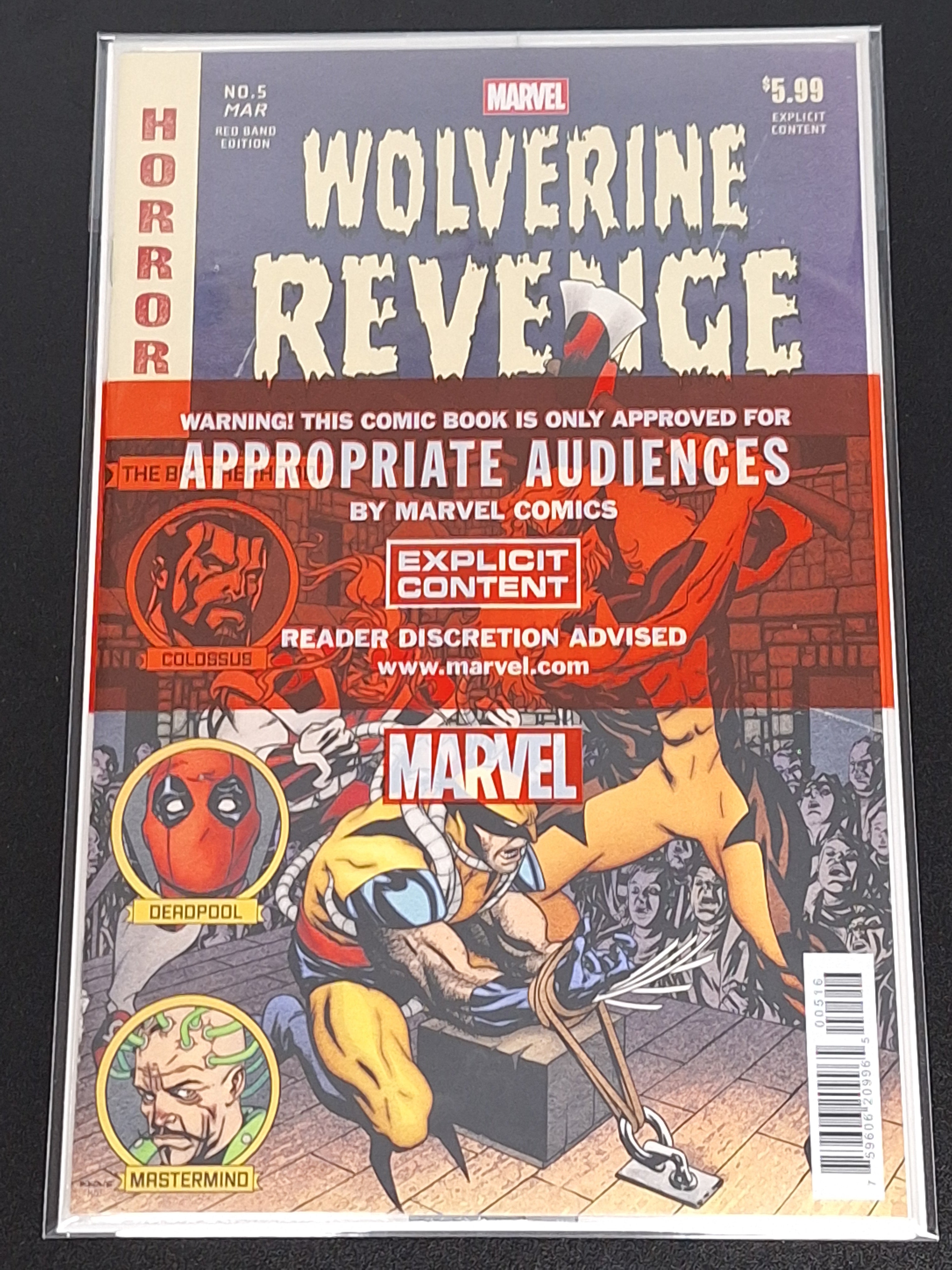 Wolverine: Revenge Red Band 5 Marvel 2025 Mike McKone 1:25 Homage Variant
