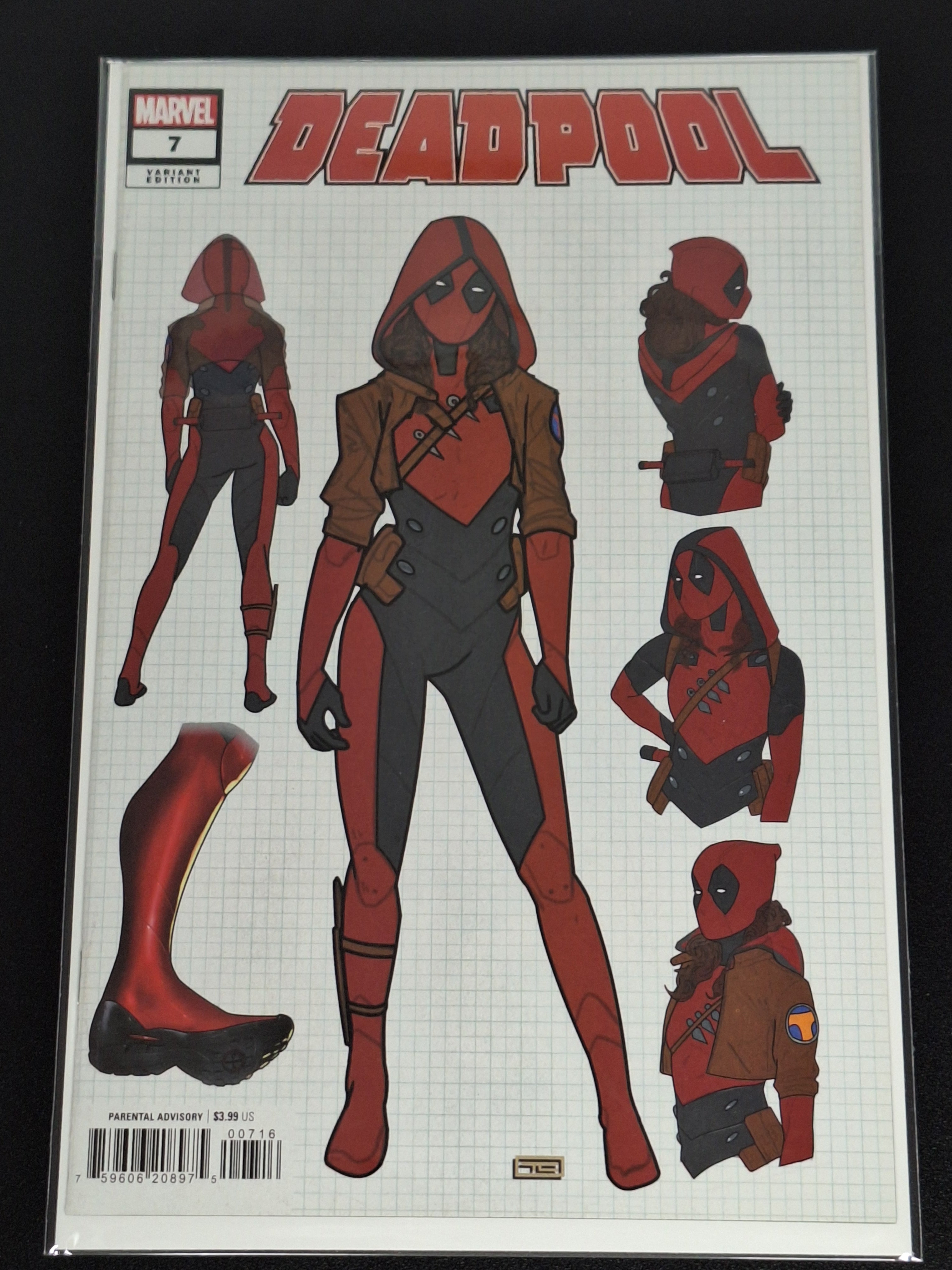 Deadpool 7 Marvel 2024 Taurin Clarke 1:25 Variant