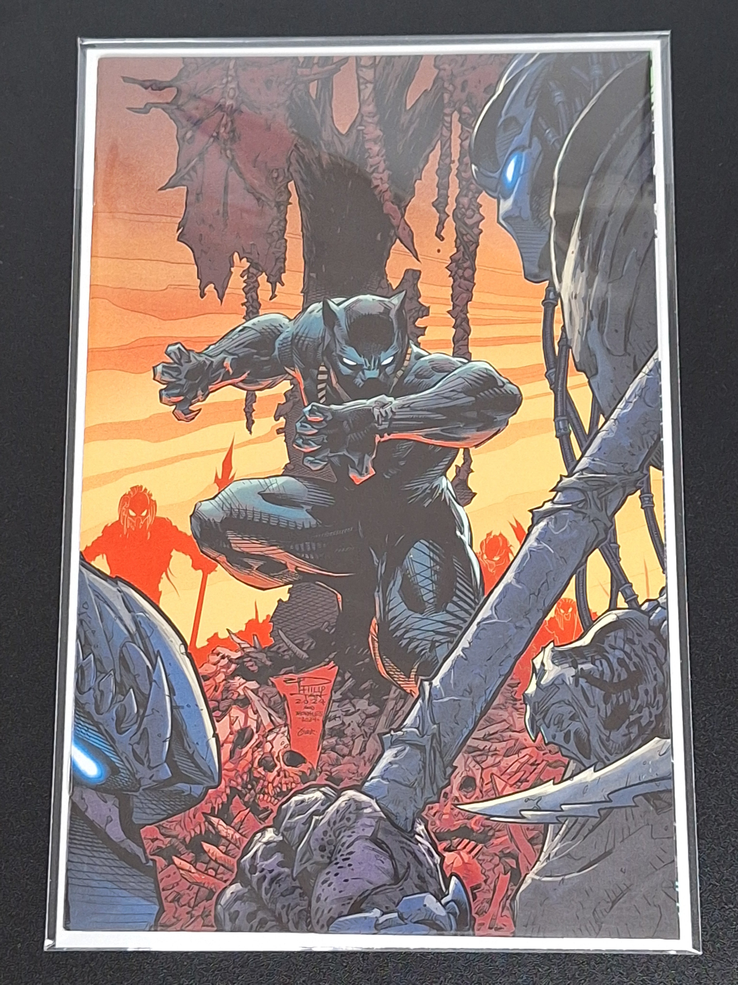 Predator Versus Black Panther 1 Marvel 2024 Philip Tan 1:100 Virgin Variant