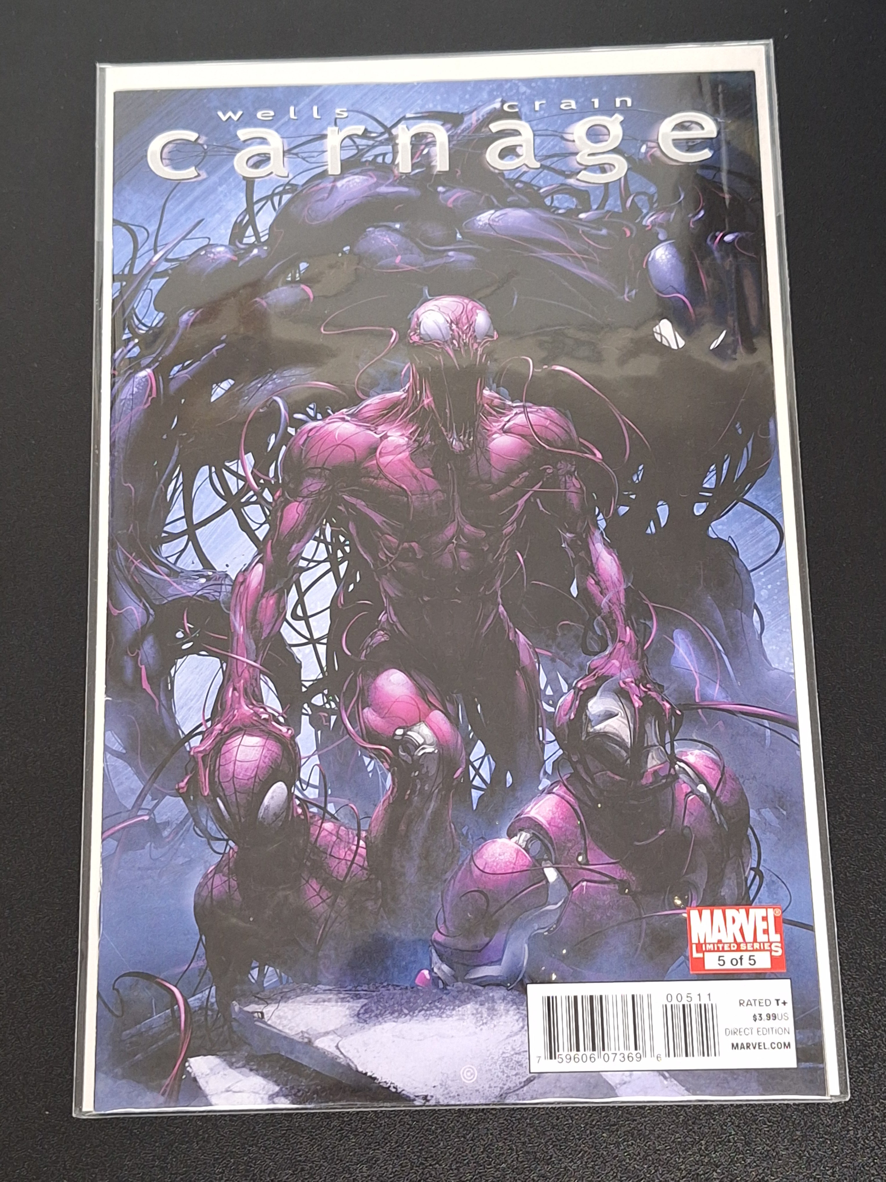Carnage 5 2011 Clayton Crain Cover 1st App Of Scorn