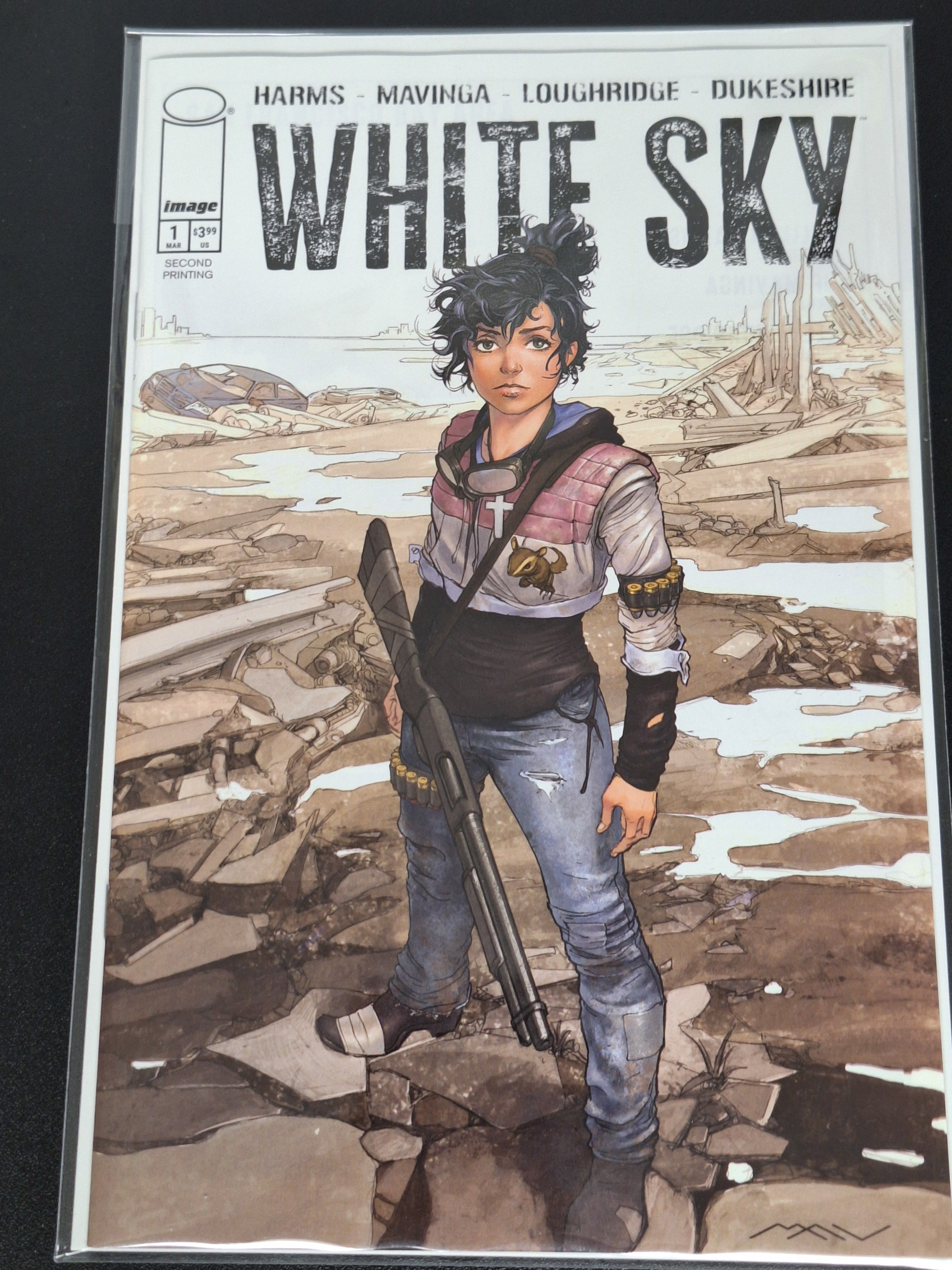 White Sky 1 Second Printing Cover A