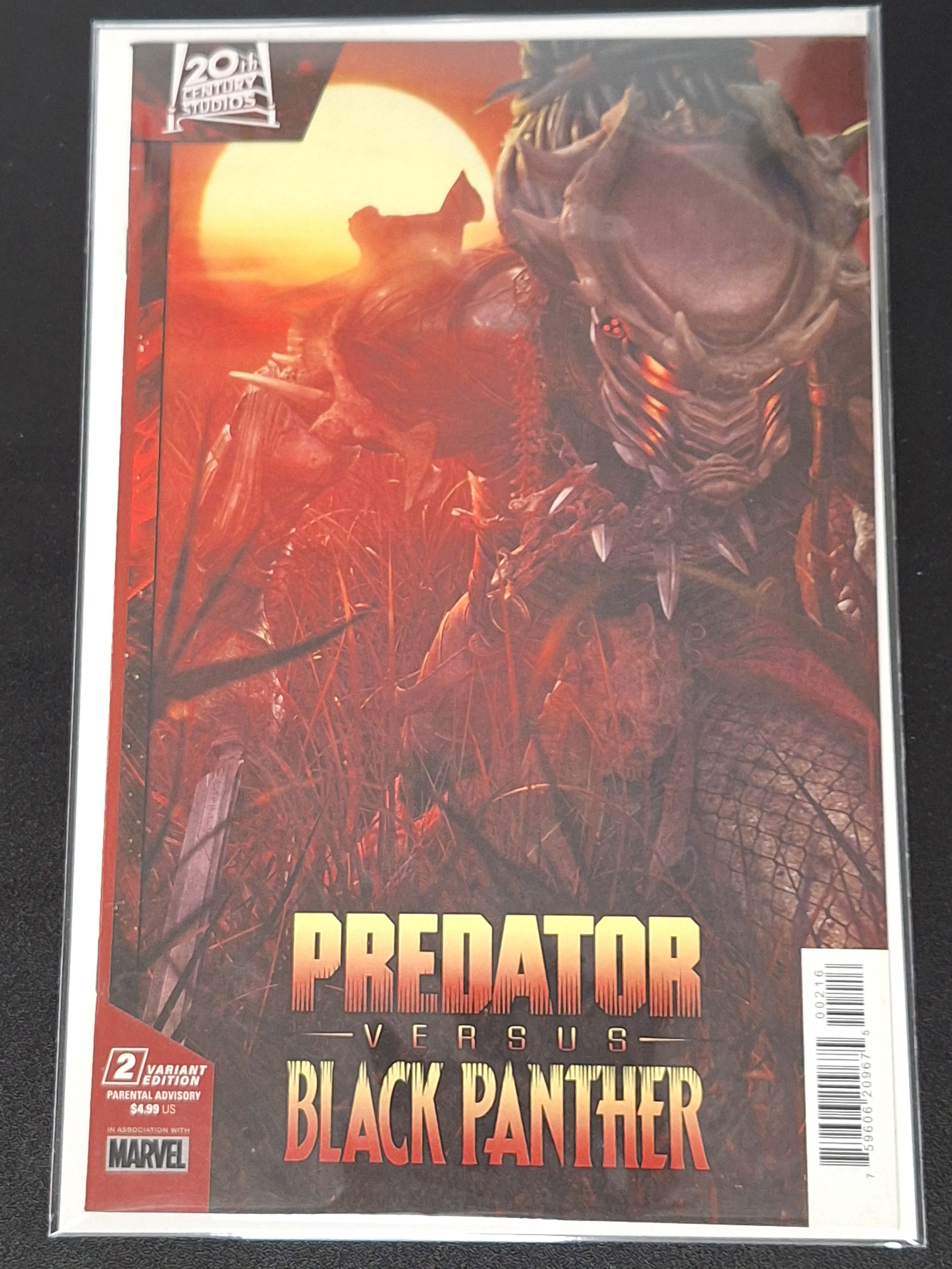 Predator Versus Black Panther 2 Marvel 2024 Rahzzah 1:25 Variant