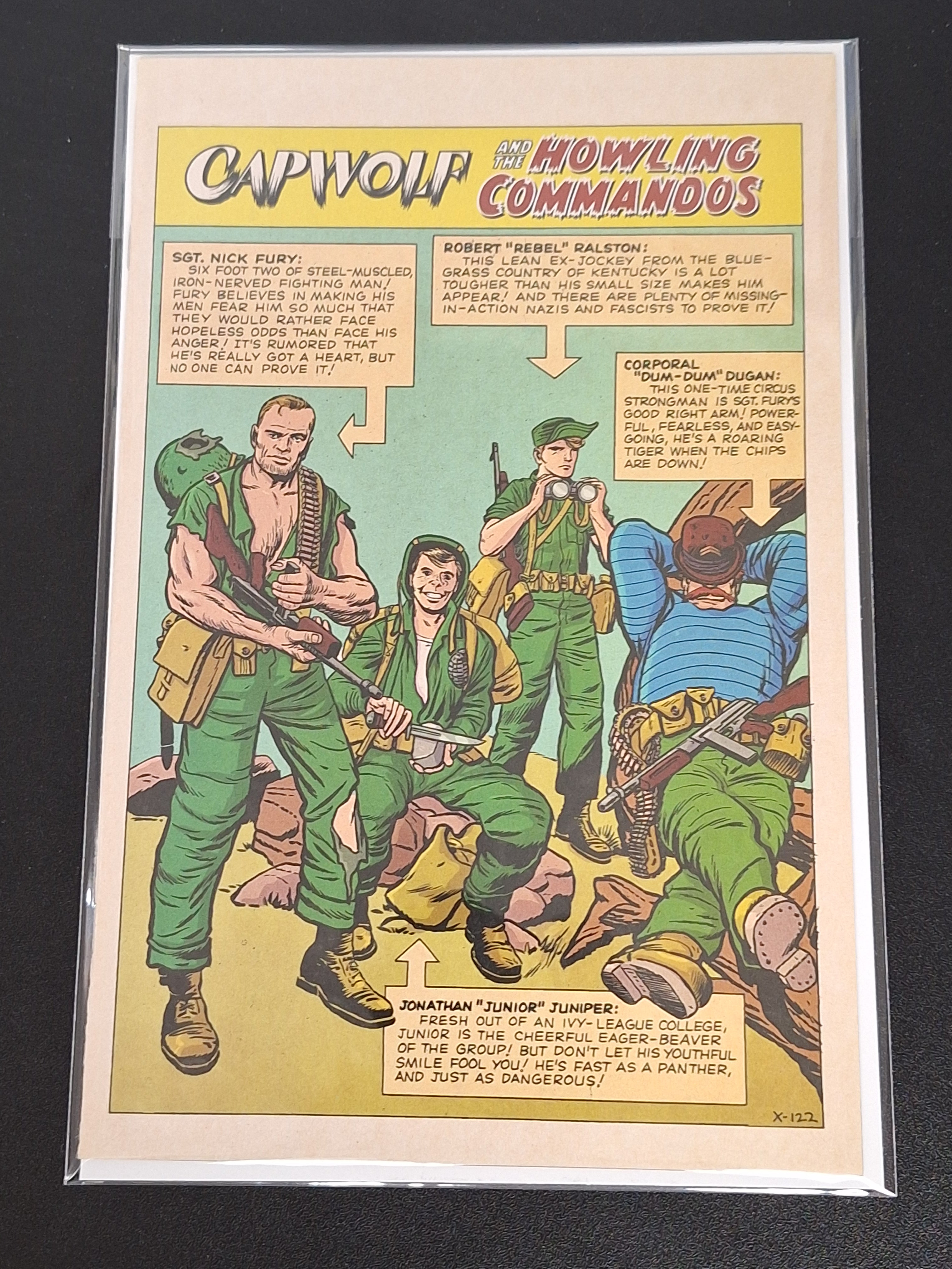 Capwolf And The Howling Commandos 1 Marvel 2023 Jack Kirby 1:50 Virgin Variant