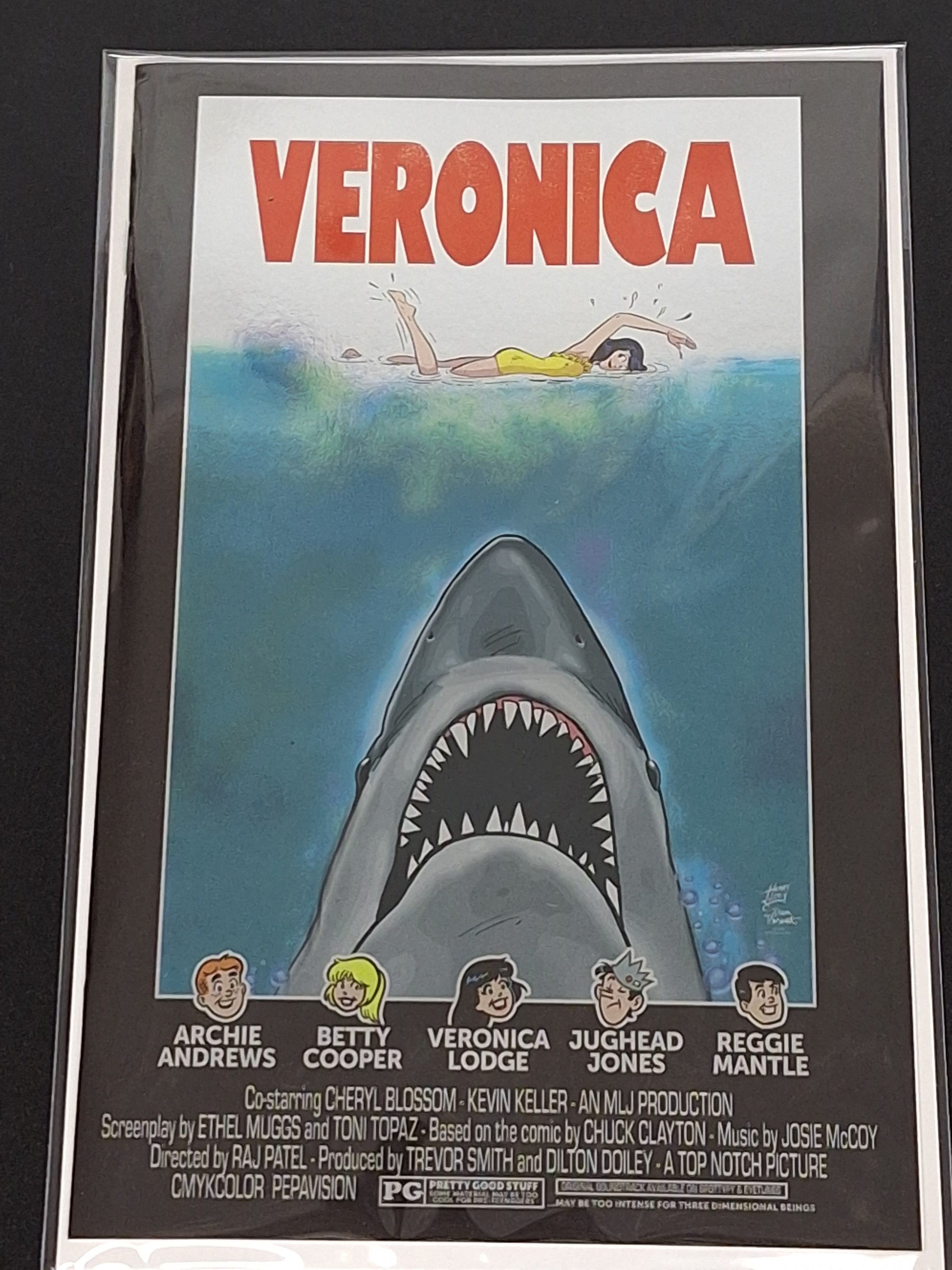 Archie's TV LaughOut #79 Facsimile 2026 Dan Parent Jaws Homage Foil Variant