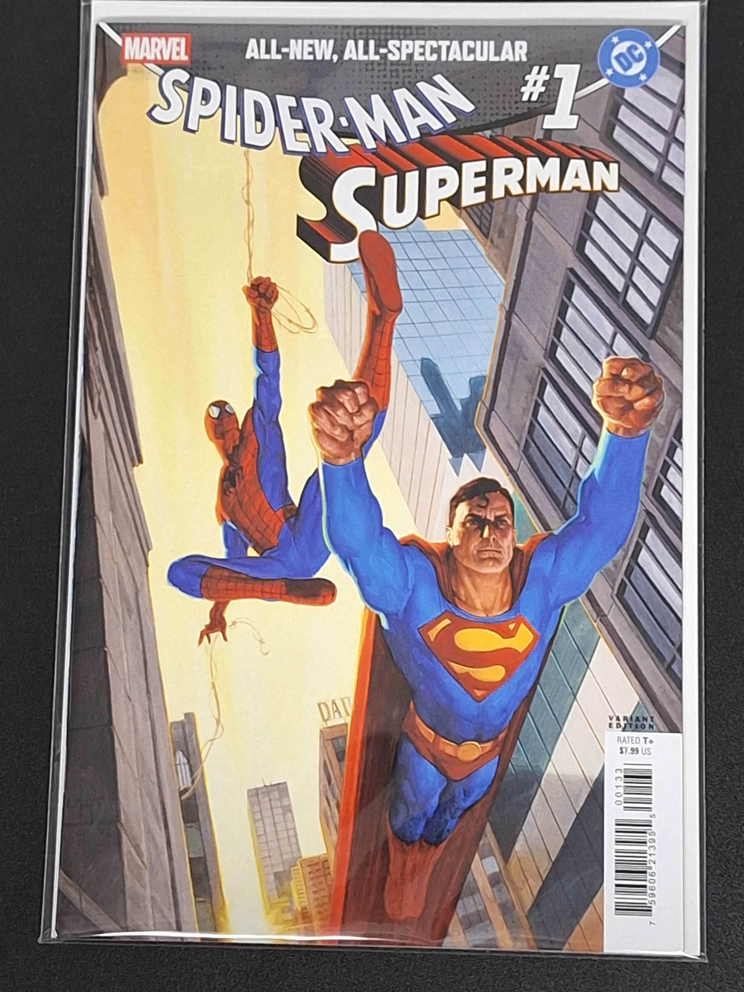 Spider-Man / Superman 1 Marvel DC E.M. Gist 1:25 Variant