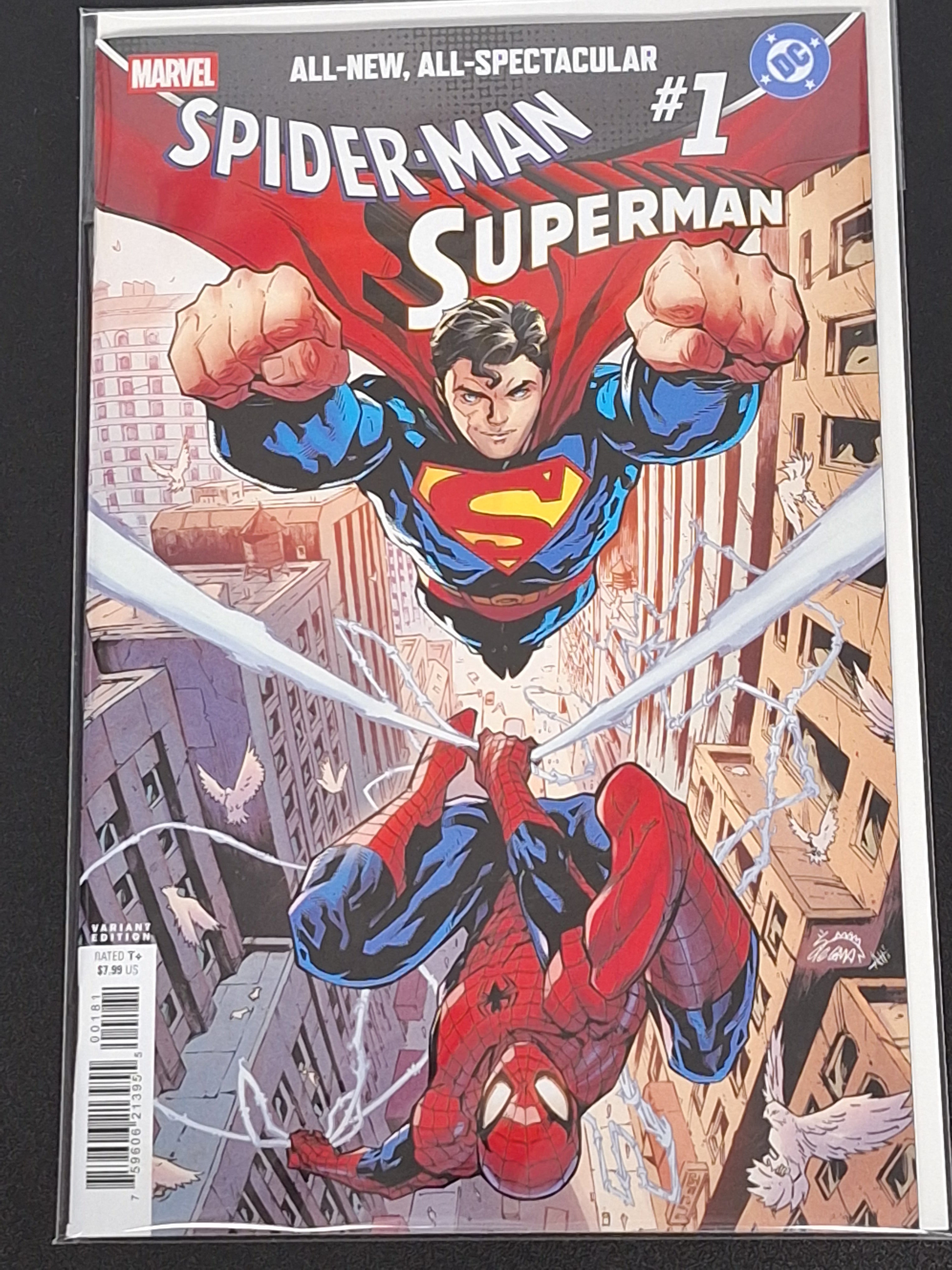 Spider-Man / Superman 1 Marvel DC 2026 Ryan Stegman Variant