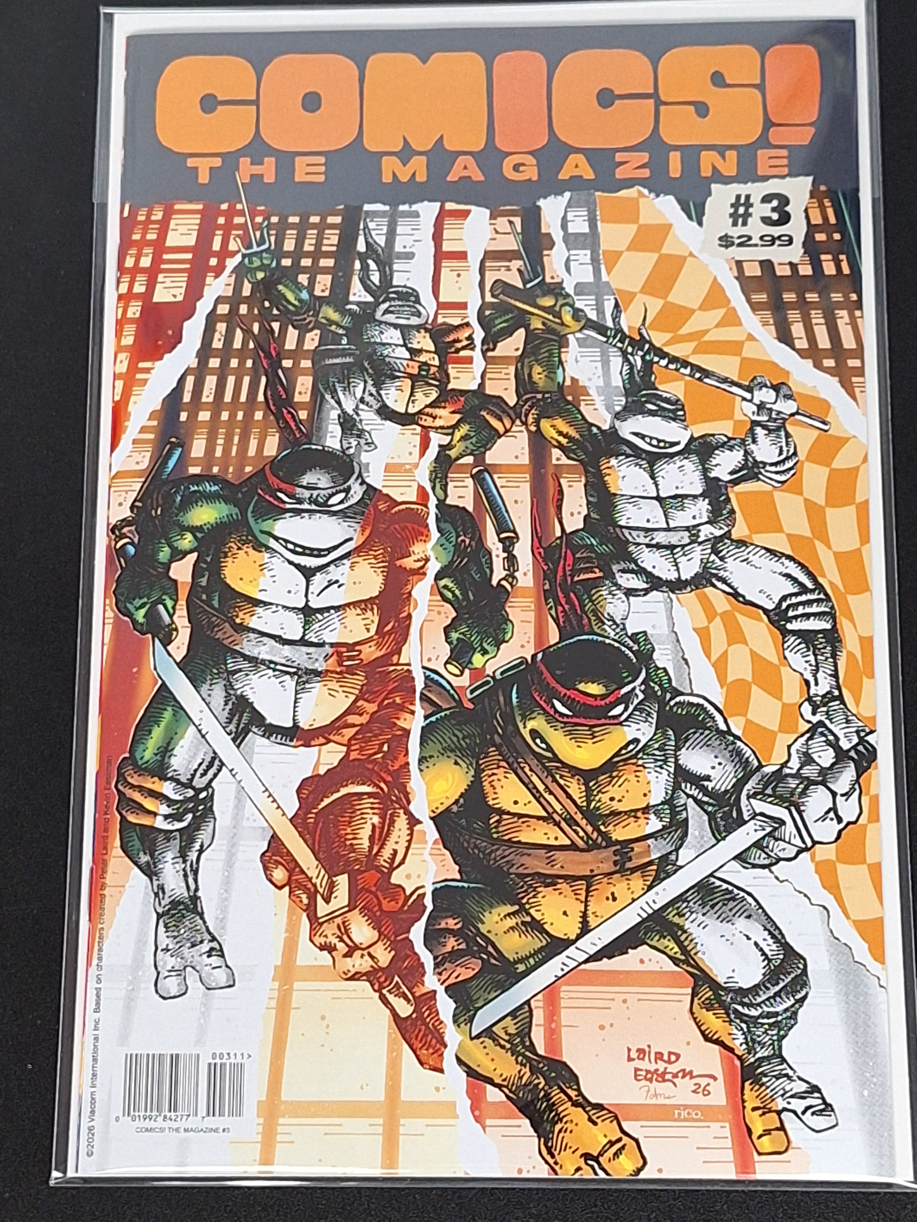 Comics! The Magazine 2026 Cover A Ninja Turtles