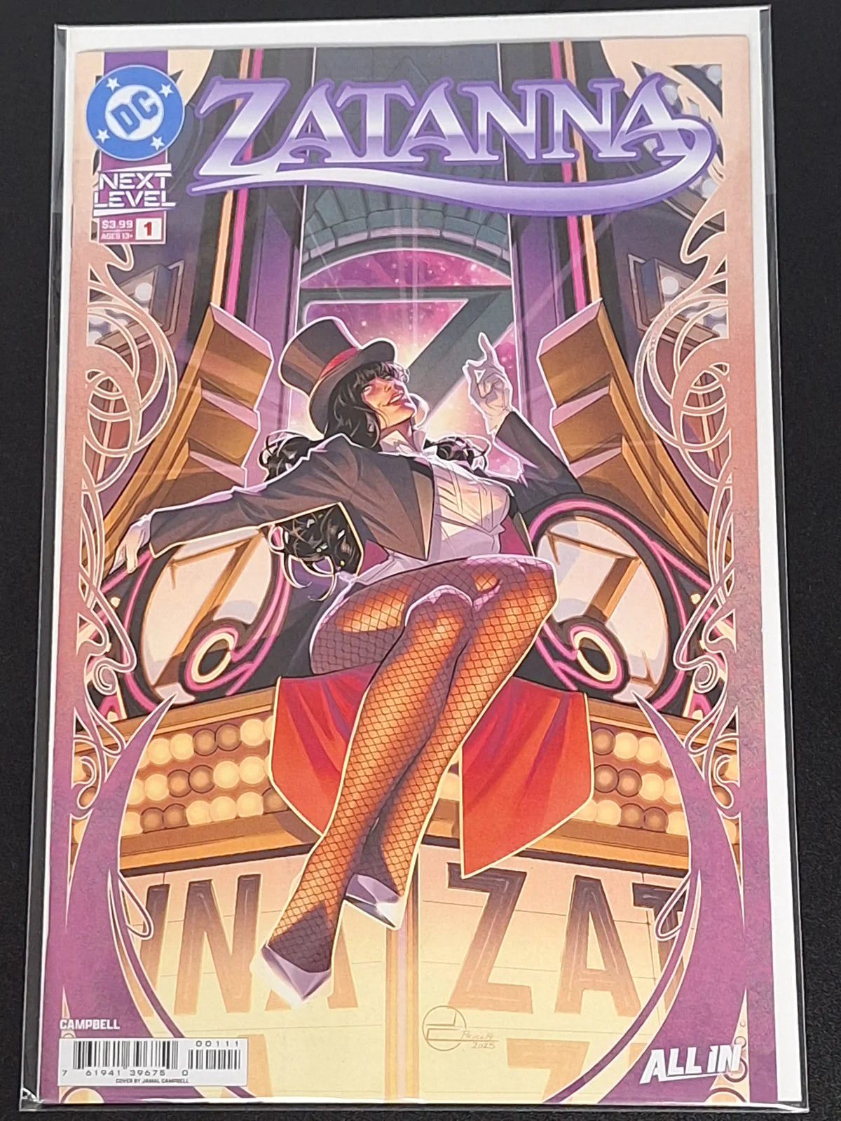 Auction - Zatanna 1 DC 2026 Cover A Jamal Campbell