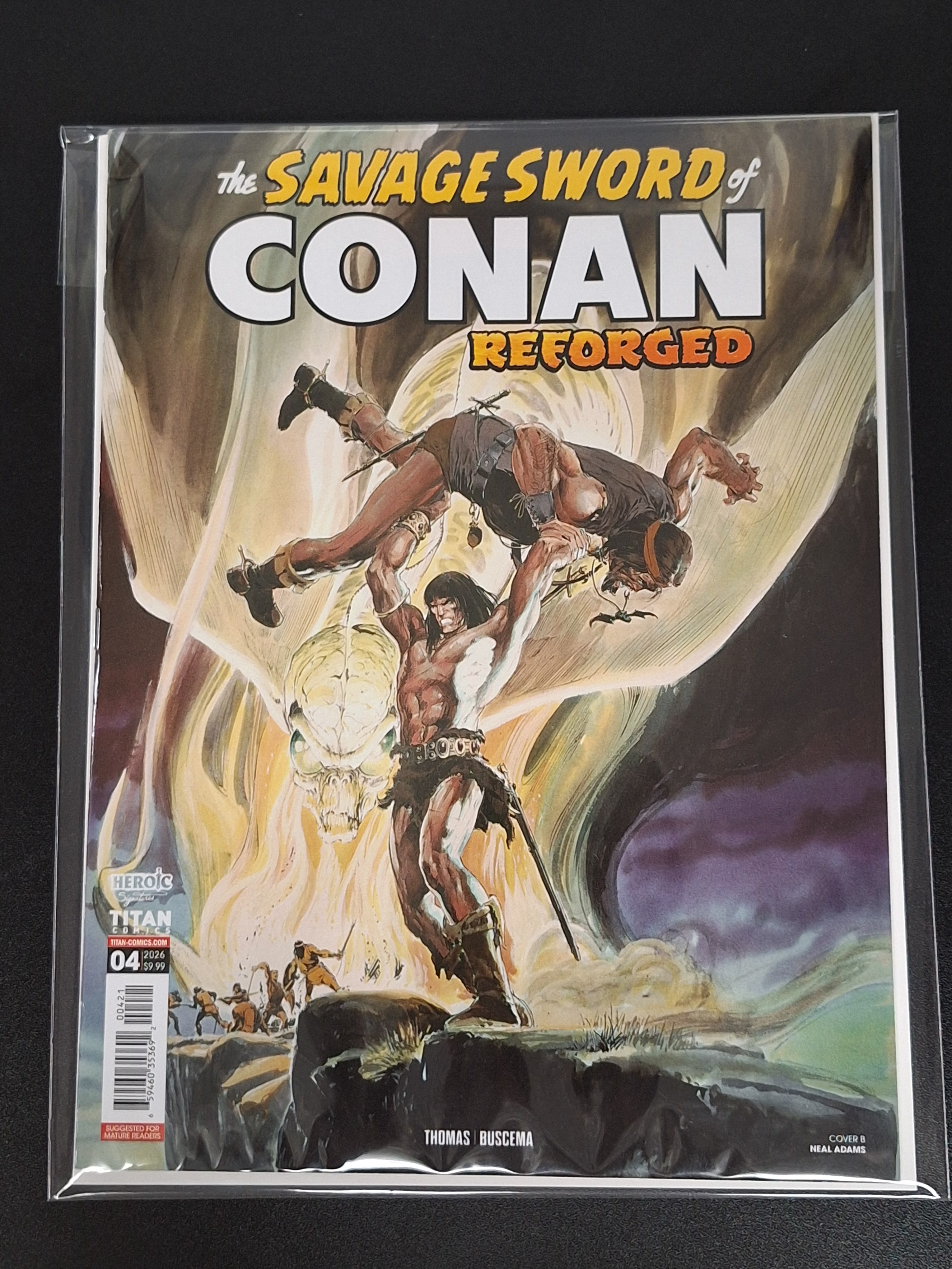 Savage Sword Of Conan 4 Titan Comics 2026 Cover B Neal Adams