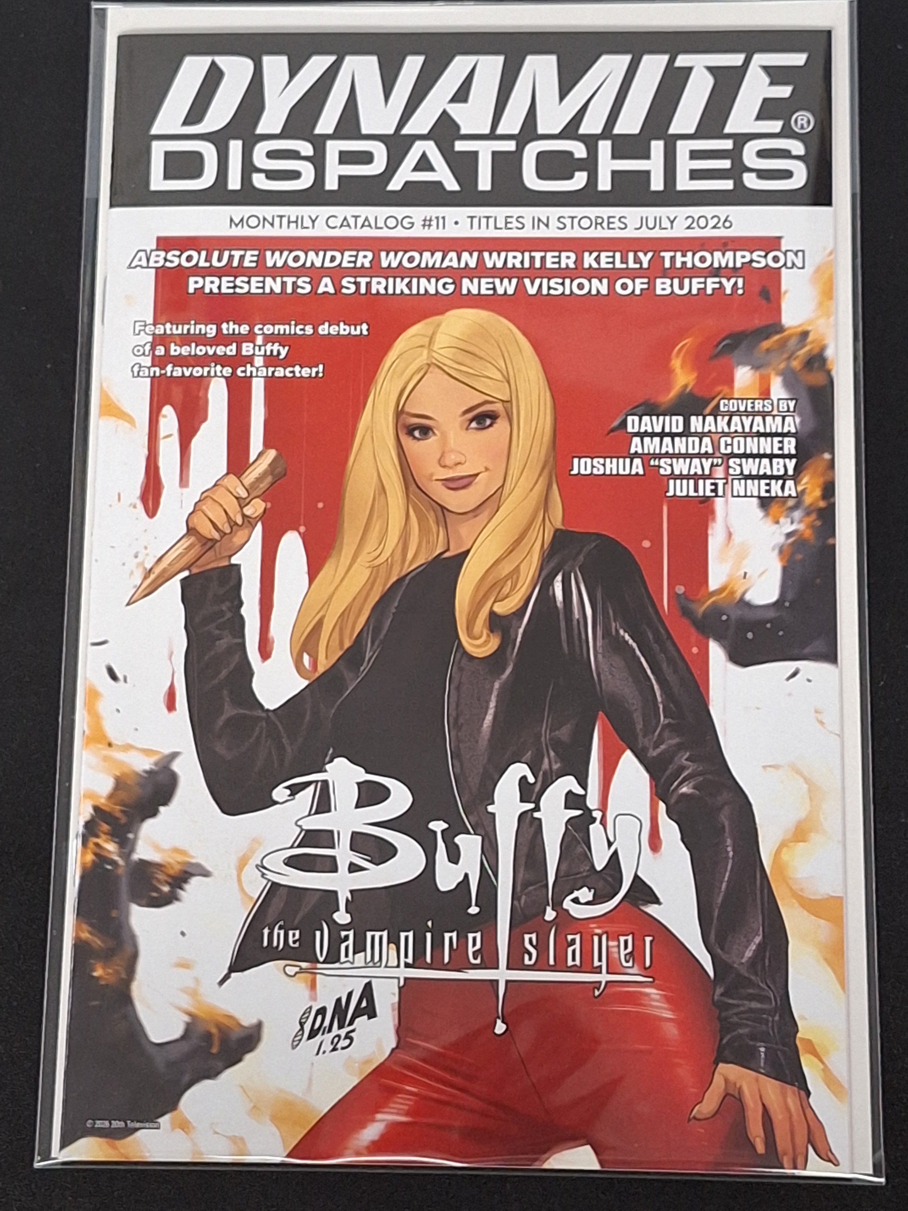 Dynamite Dispatches Monthly Catalog 11 July 2026 Buffy The Vampire Slayer