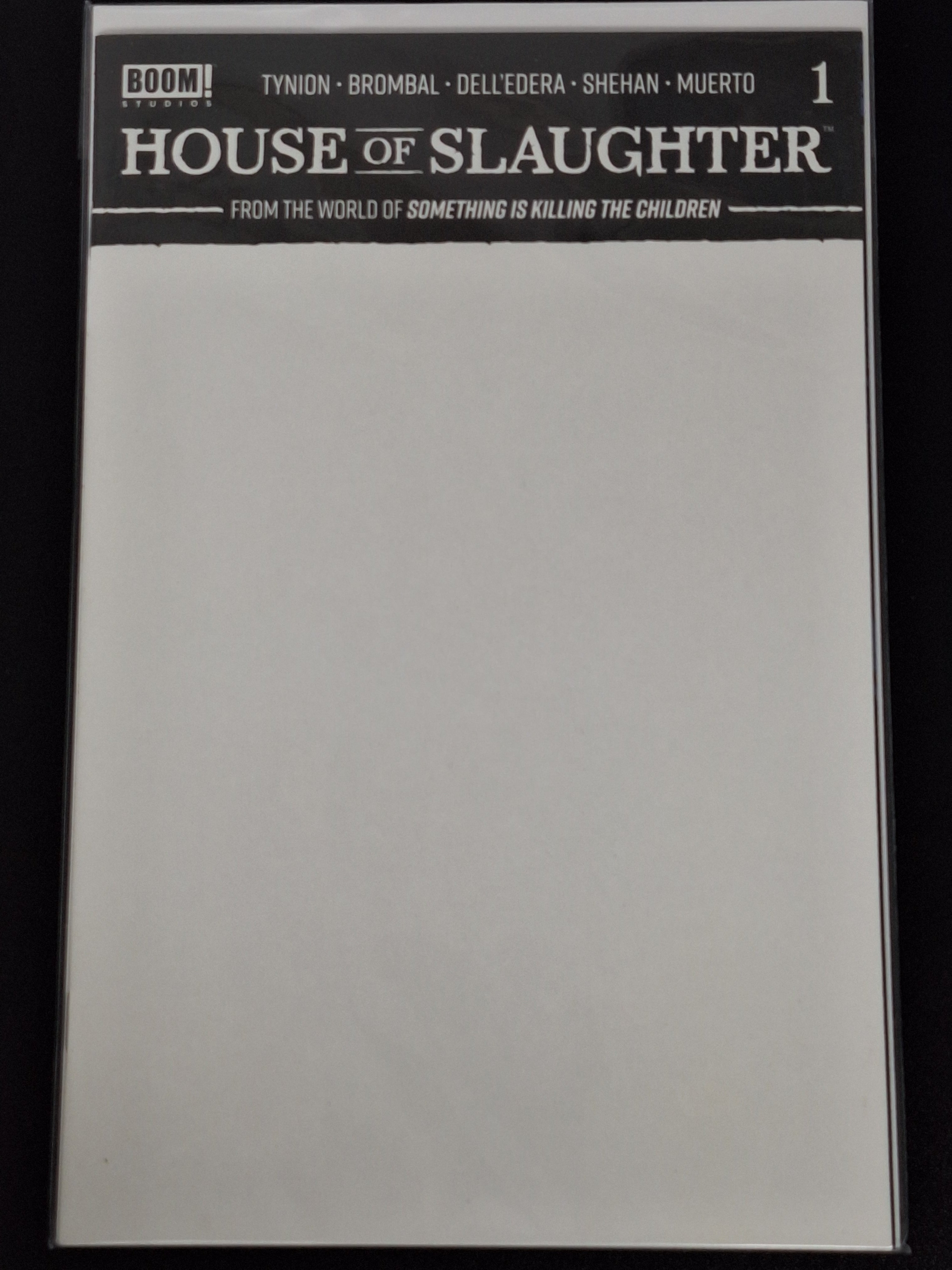 House Of Slaughter 1 Boom Studios 2021 Blank Sketch Variant
