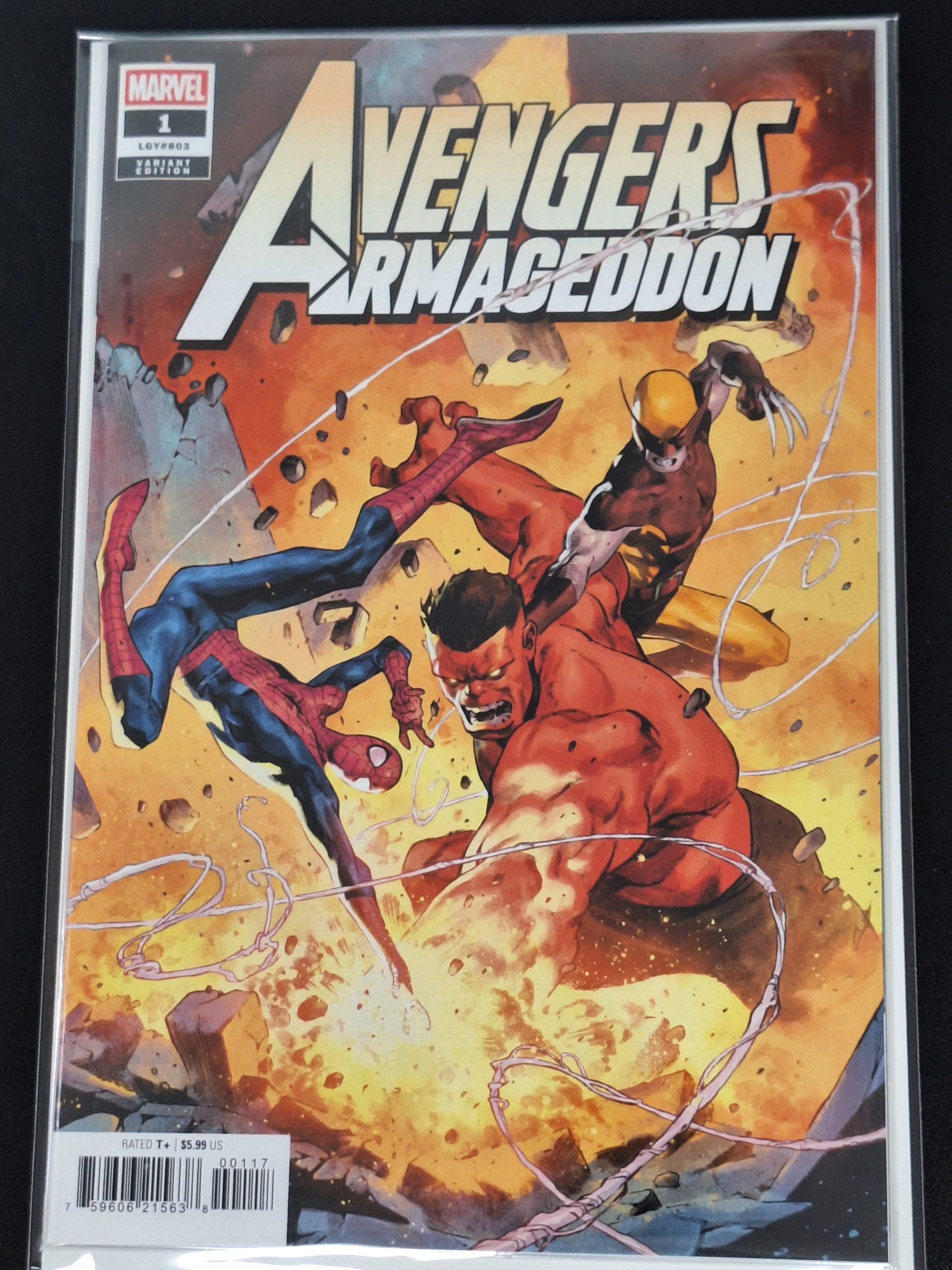 Avengers: Armageddon 1 Marvel 2026 Jerome Opena 1:25 Variant MTG Warstorm Surge