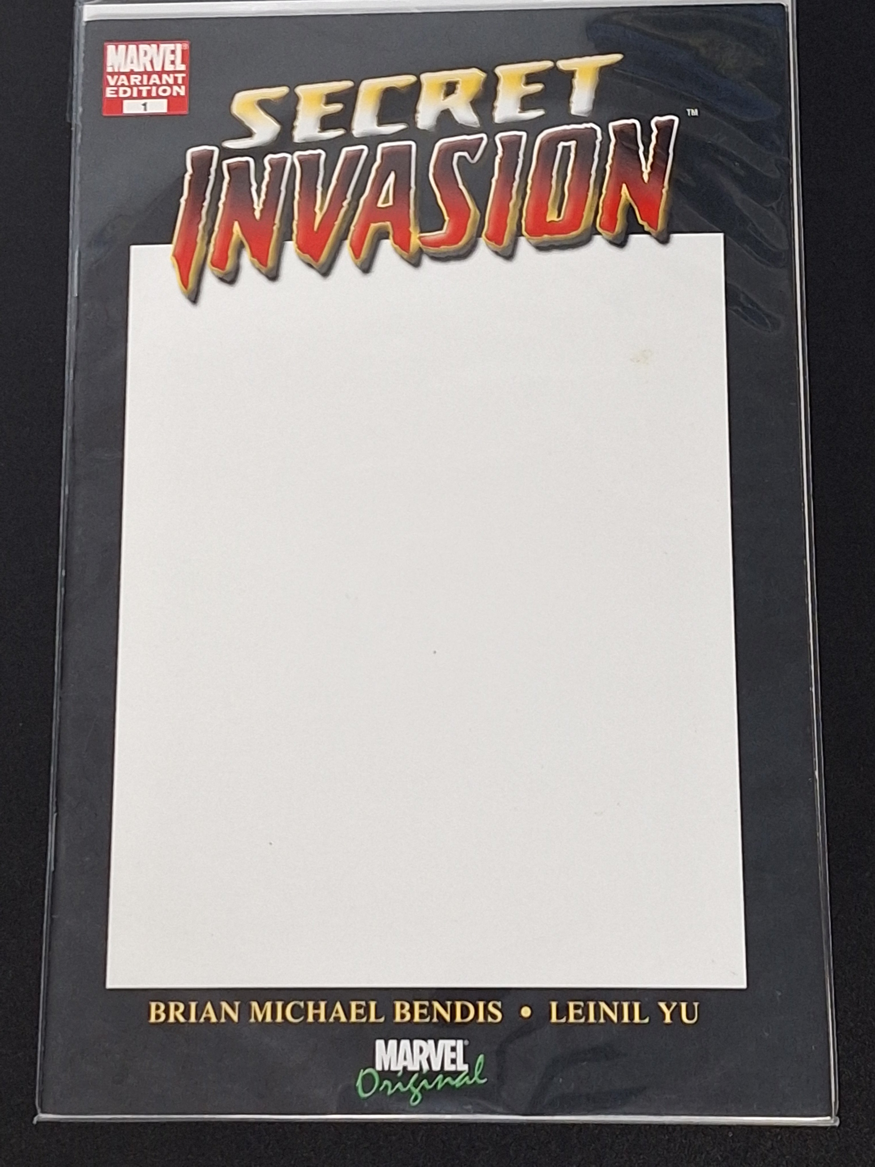 Secret Invasion 1 Marvel 2008 Blank Sketch Variant