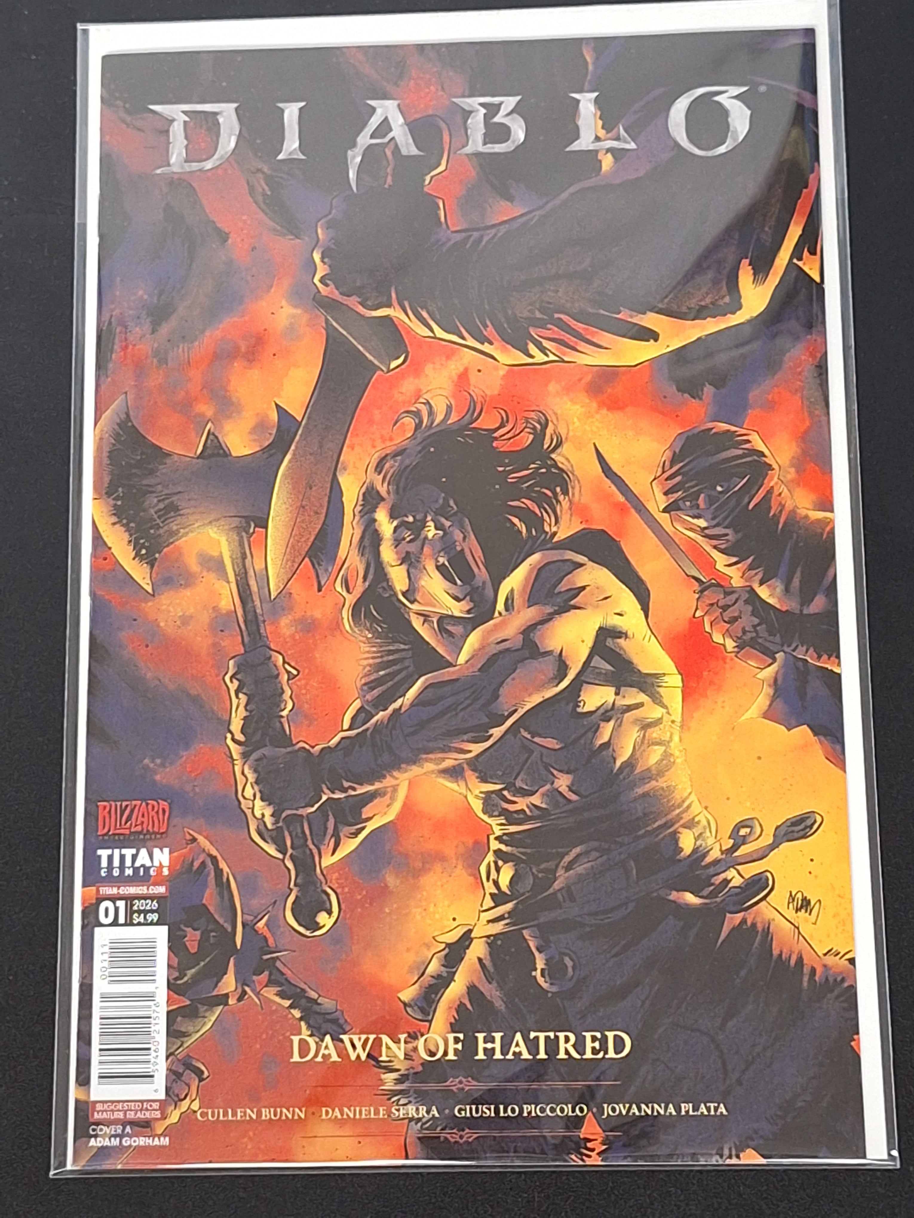 Diablo 1 Titan Comics 2026 Cover A Adam Gorham
